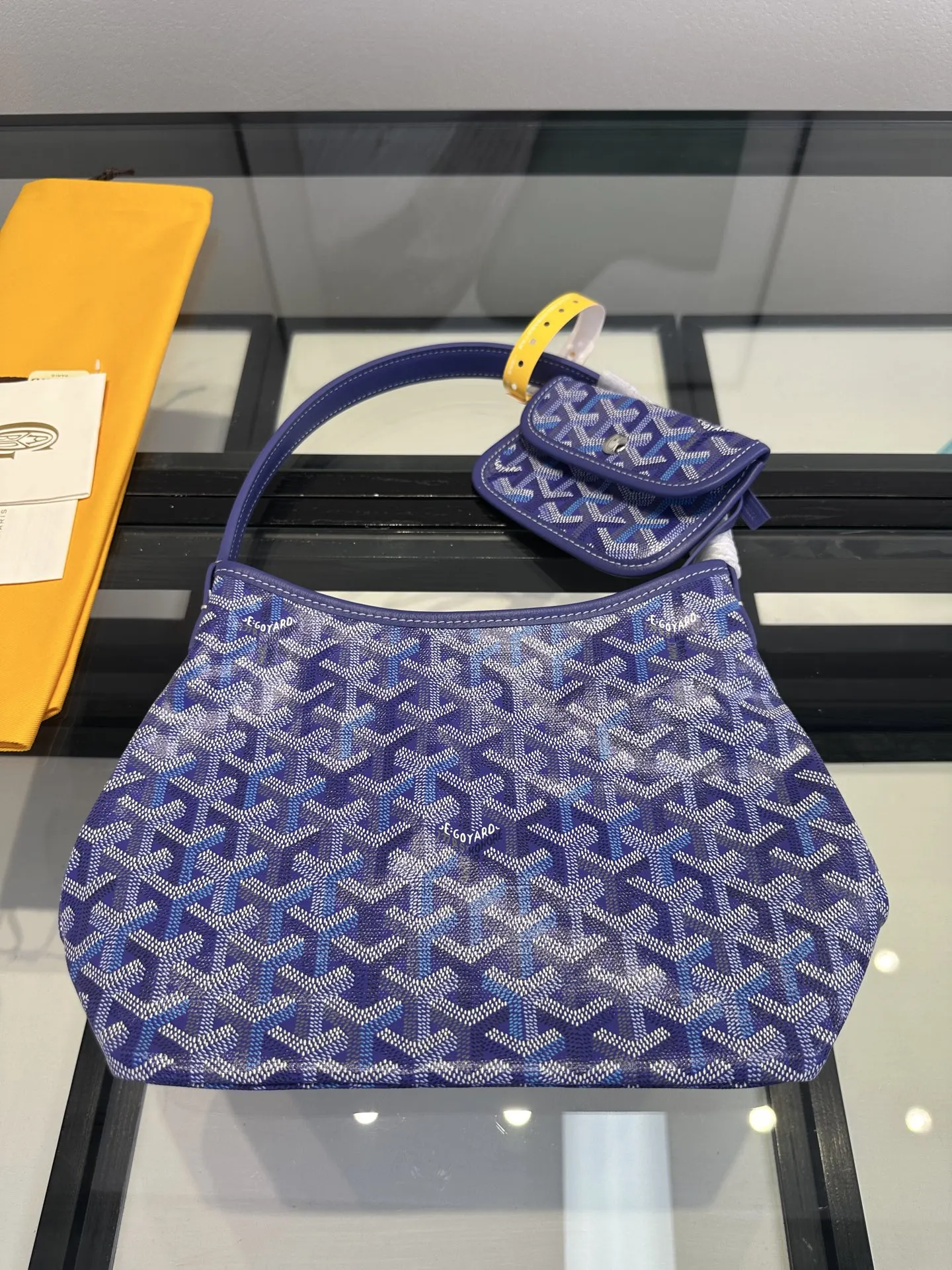 Goyard Hobo 戈雅 迷你hobo 腋下包 蓝莓紫 四季炫彩 托特包 大容量托特款