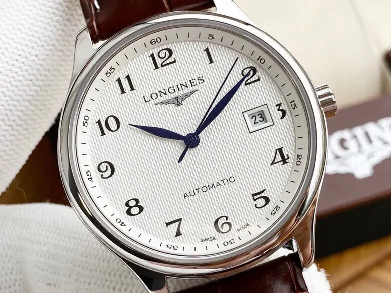 Longines 手錶白钢 浪琴 名匠系列 男士腕表 进口自动 經典腕表款
