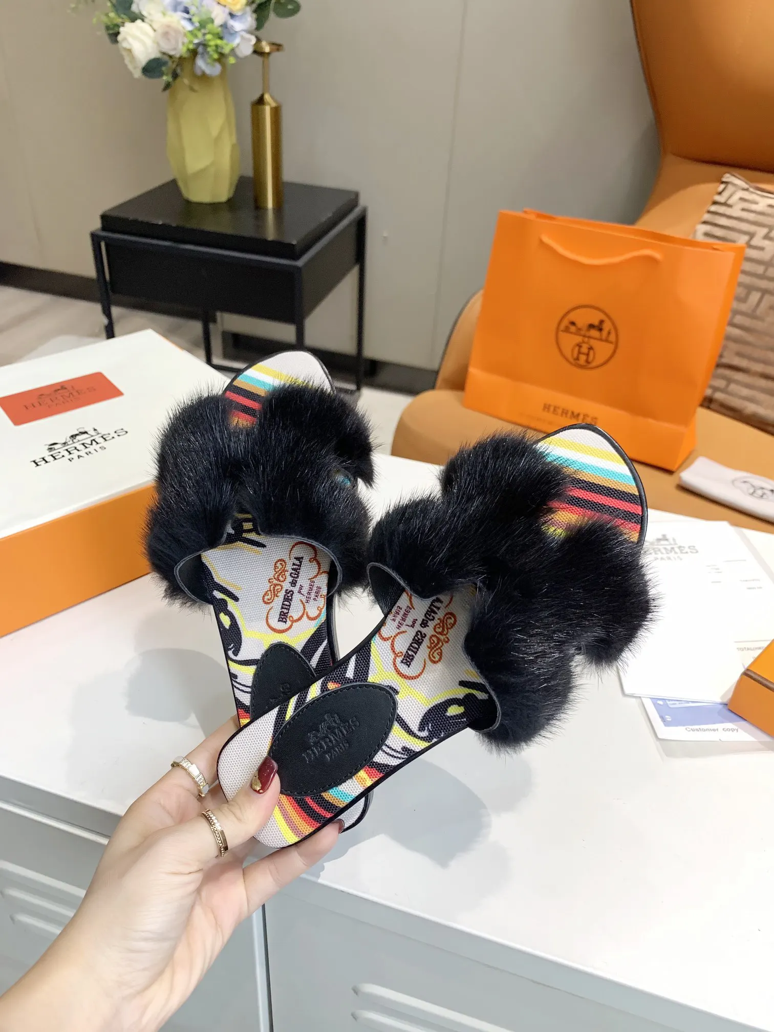 Hermes 黑 鞋履 舒適百搭款