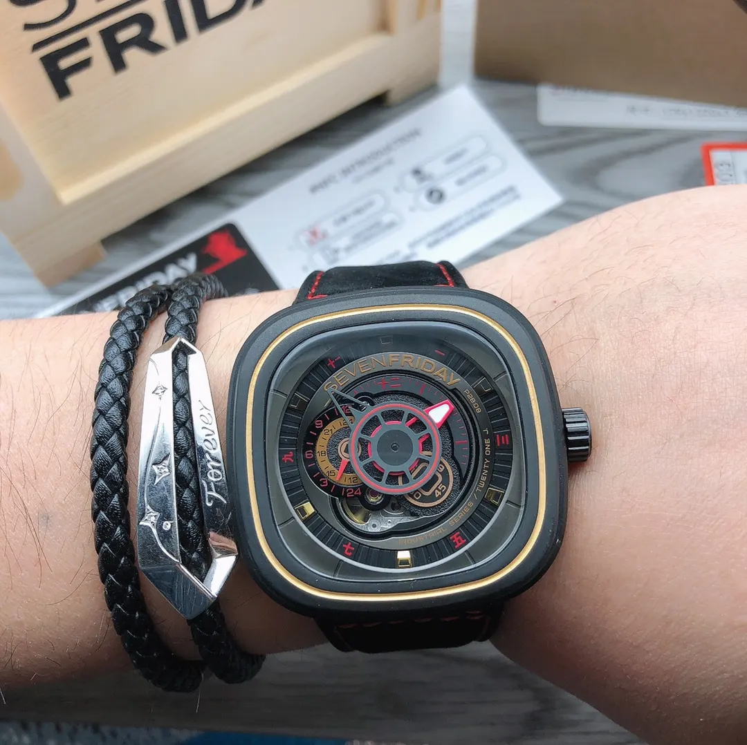 Black White Red Gold Watch Classic Image 9 Black White Red Gold Watch Classic Image 9