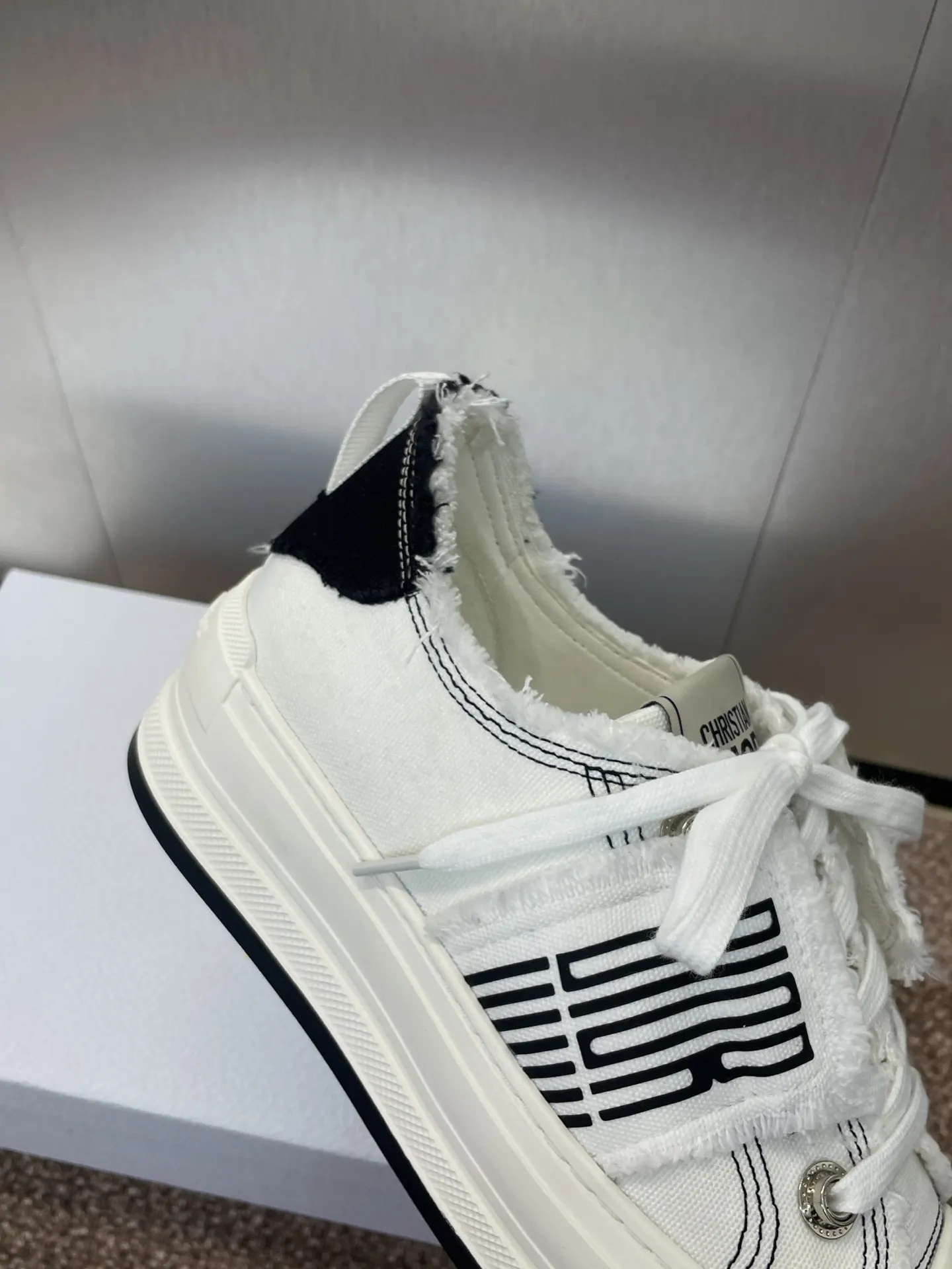 Dior 厚底 拼色 运动鞋