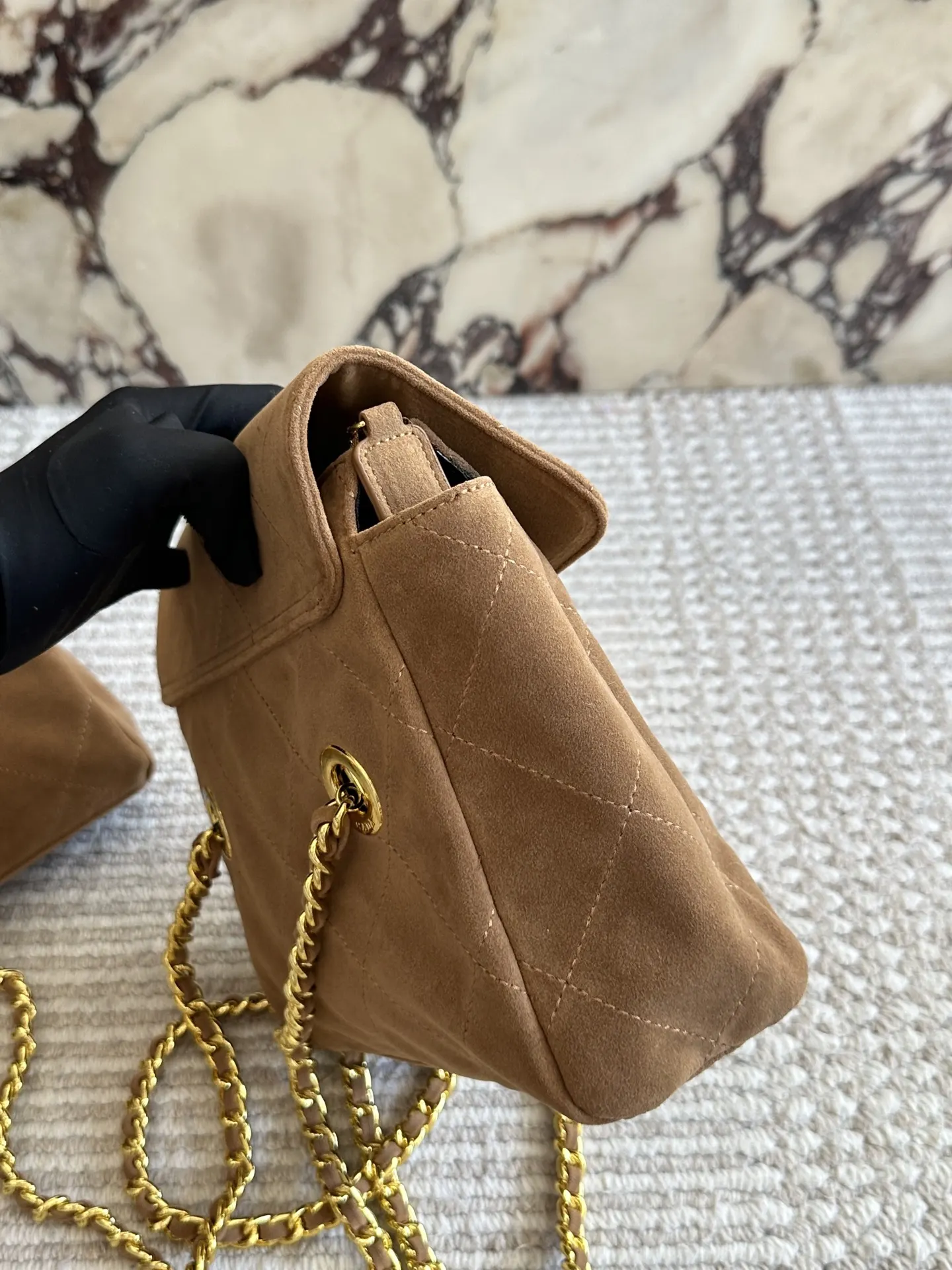 Prada Brown Chain Bag Classic