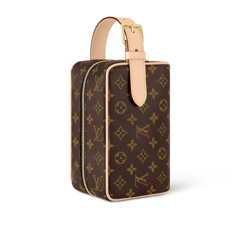 Monogram Organizer Pouch Travel Canvas