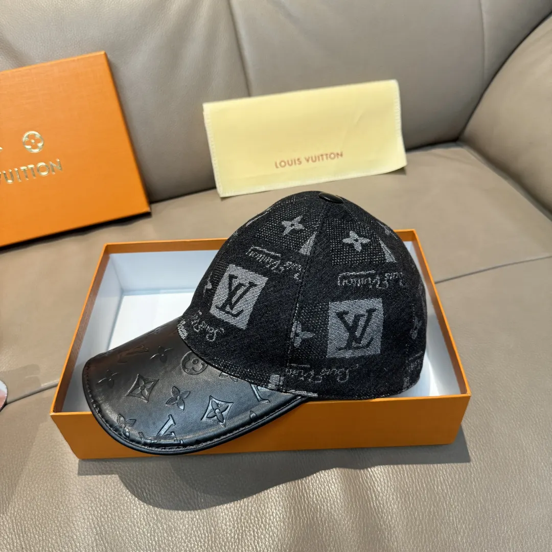 LV 牛皮 棒球帽 日常休闲款