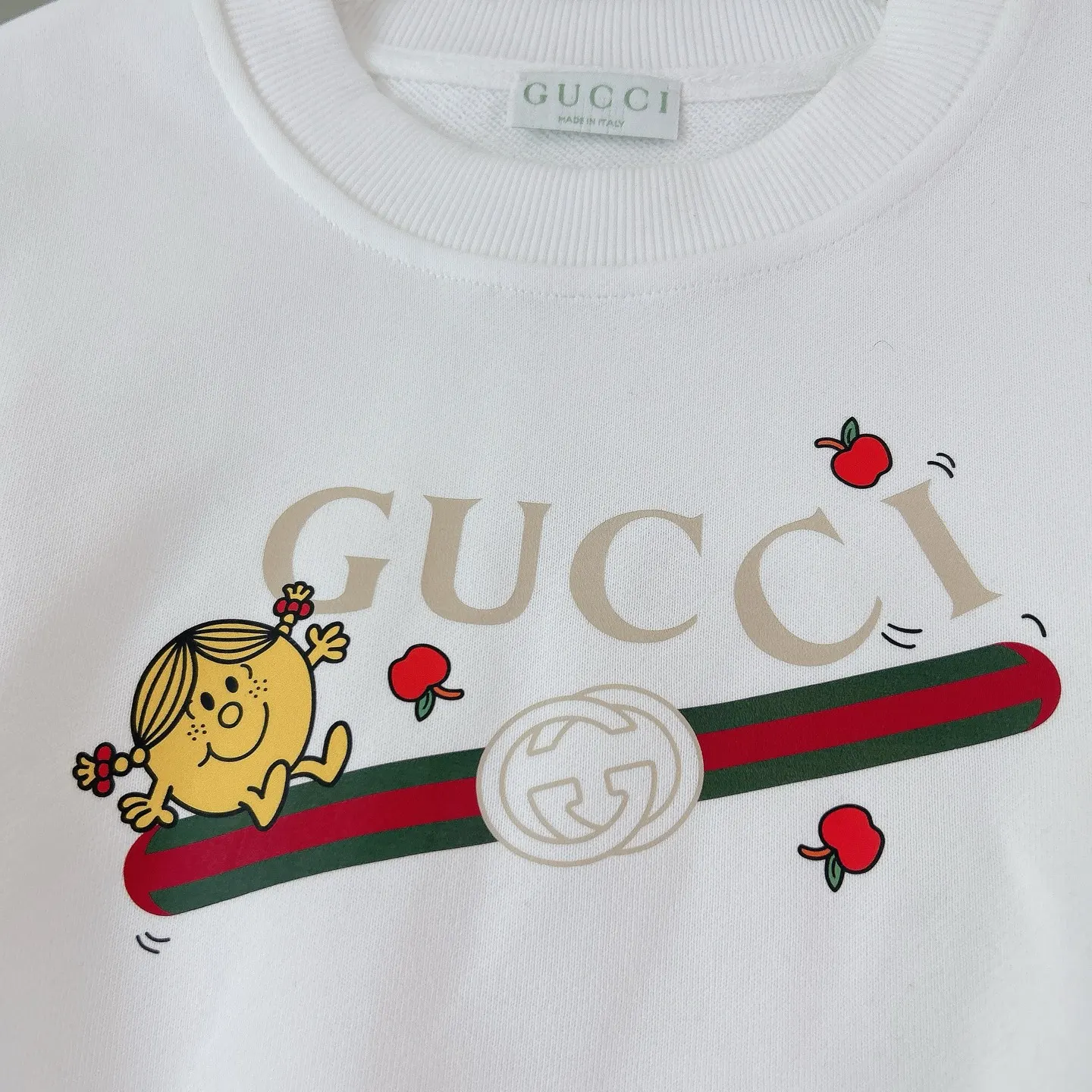 Gucci Logo印花圓領衛衣