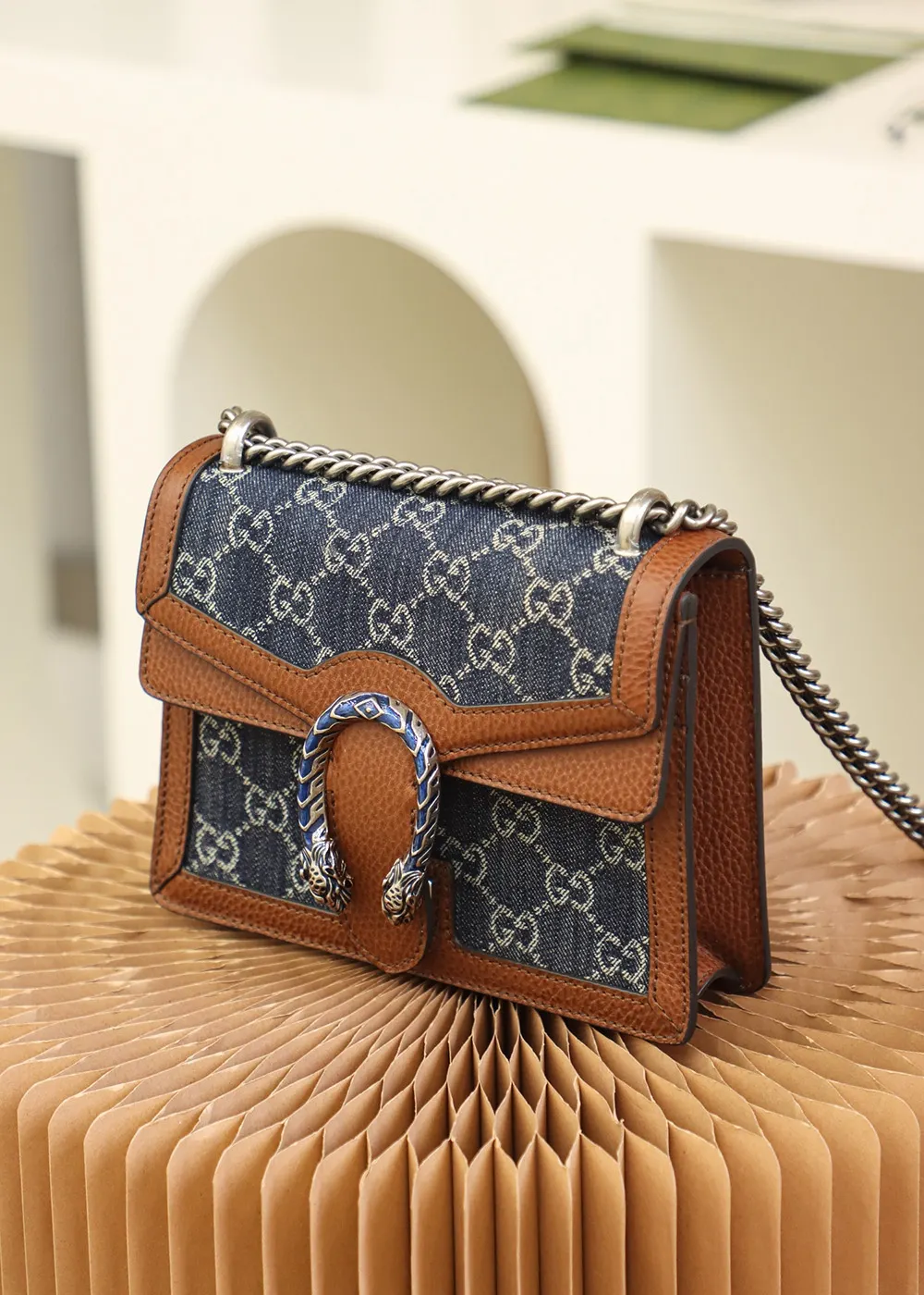 Gucci Dionysus 牛仔 斜挎包