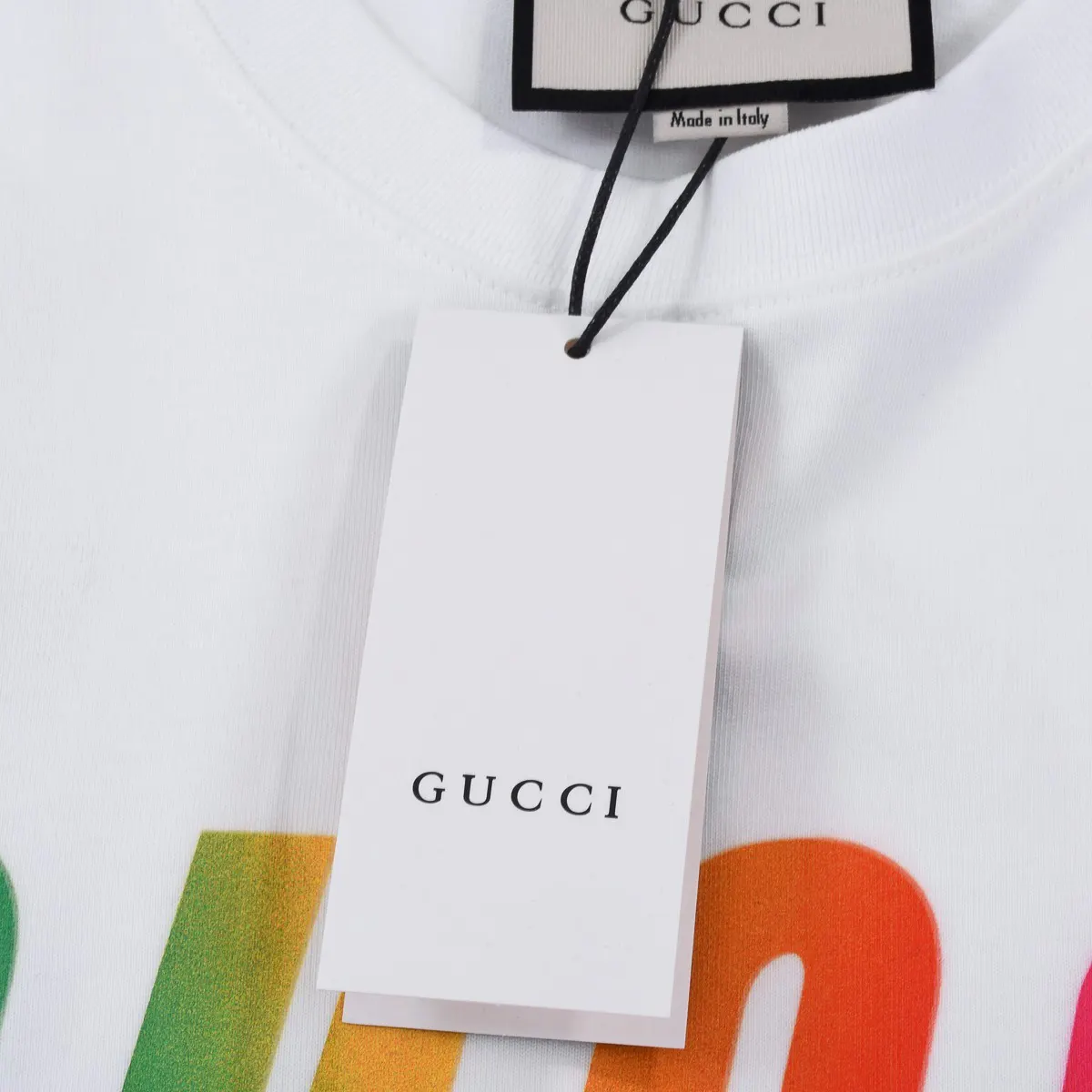 Gucci Print Cotton Short Sleeve T-Shirt