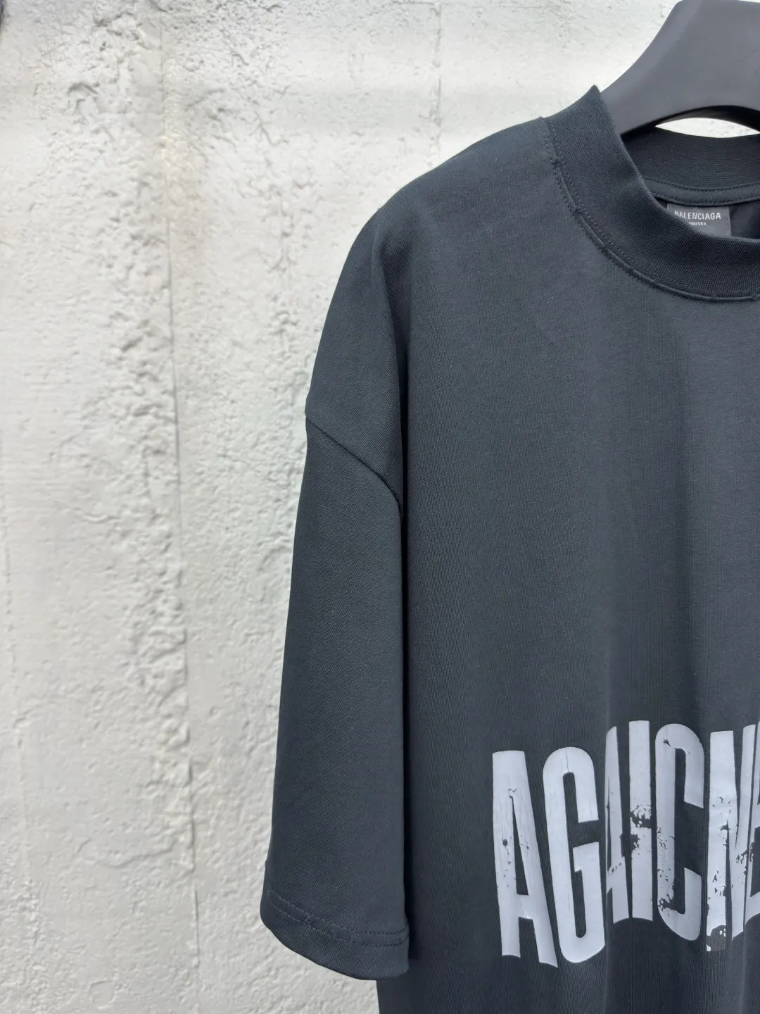 Balenciaga 黑色 純棉 Logo 短袖T恤(數字4) Balenciaga 黑色 純棉 Logo 短袖T恤(數字4)
