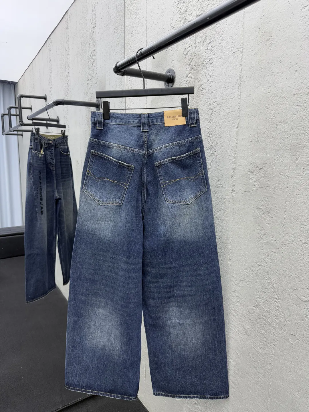 Balenciaga Denim Pants Blue