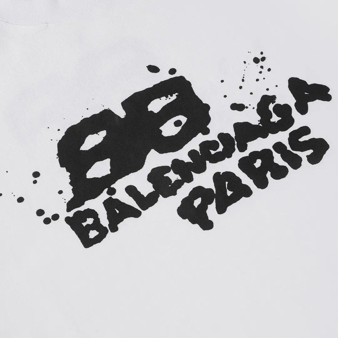 Balenciaga Black Short Sleeve T-Shirt Loose