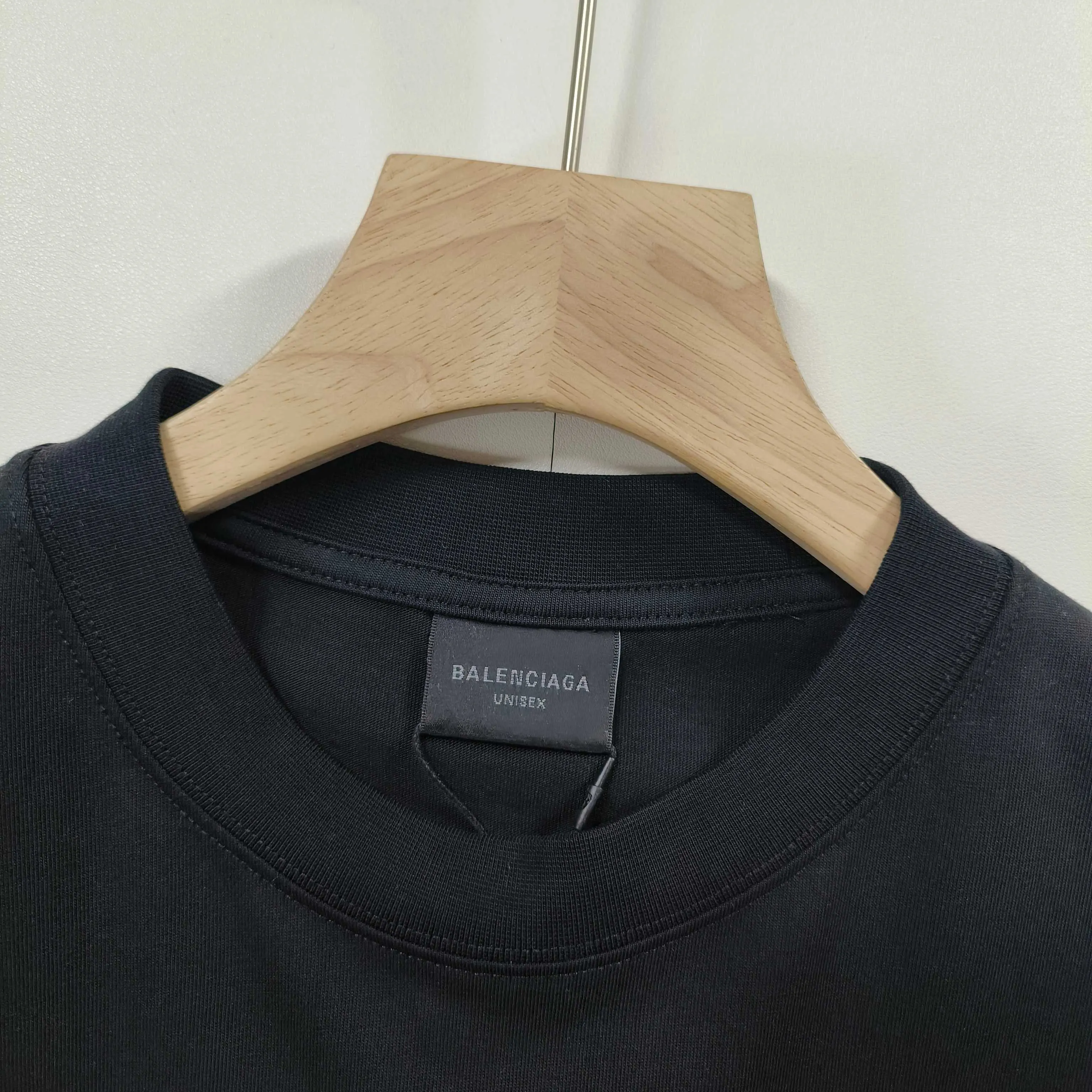 Balenciaga 黑色 純棉 Logo 短袖T恤(數字9) Balenciaga 黑色 純棉 Logo 短袖T恤(數字9)