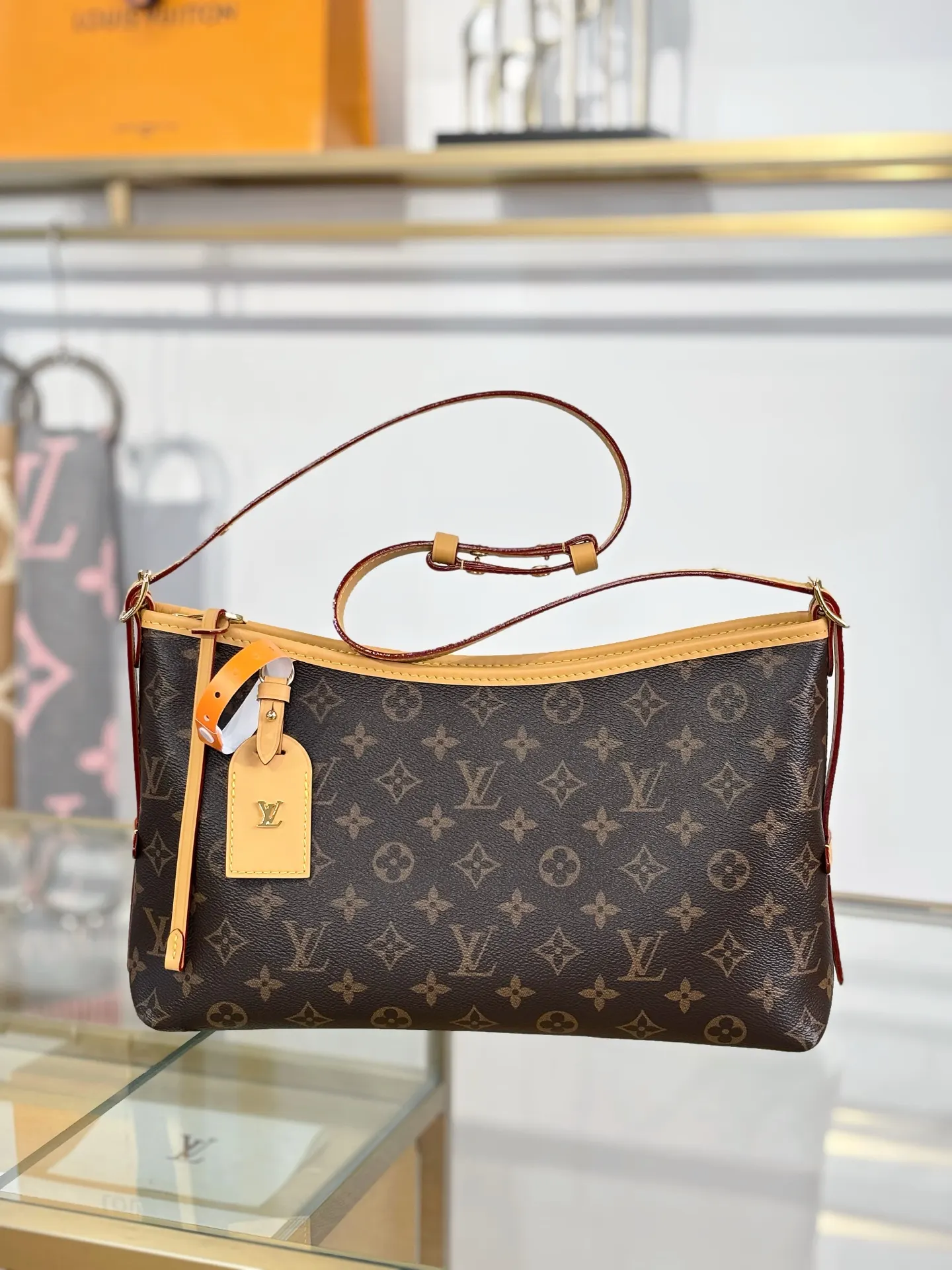 CarryAll 老花 EAST 腋下包 復古腋下背款