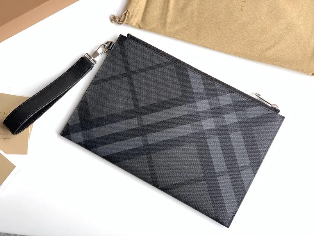 小牛皮 London 格纹拉链收納袋 ➰ B•家 出品 ～ 旅行袋 大容量旅行款
