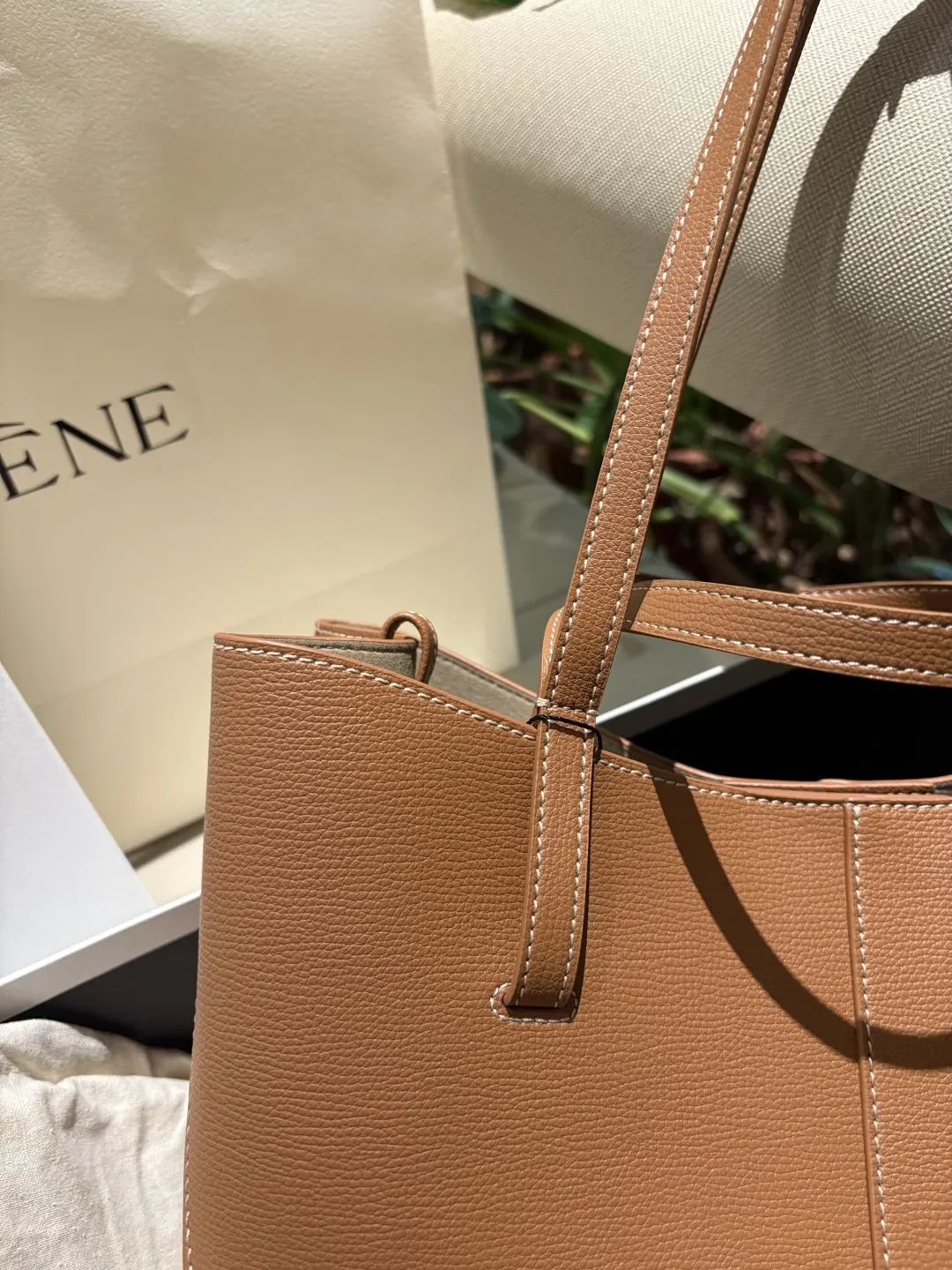 皮革 高 POLENE｜波灵恩 Cyme 托特包 以波 大容量托特款
