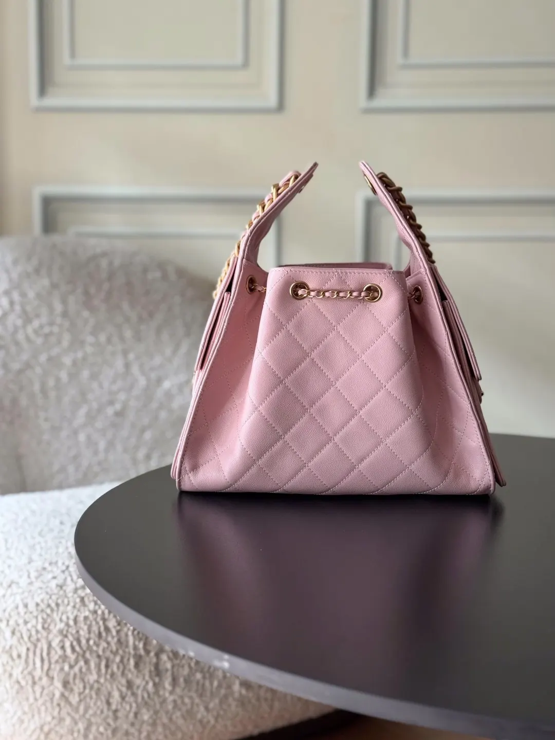 CHANEL Hobo 牛皮 腋下包 復古腋下背款