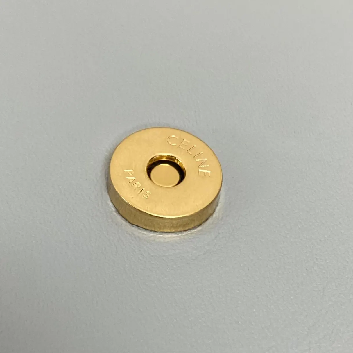Triomphe 藍色 金色 小牛皮 水桶包 休閒水桶款
