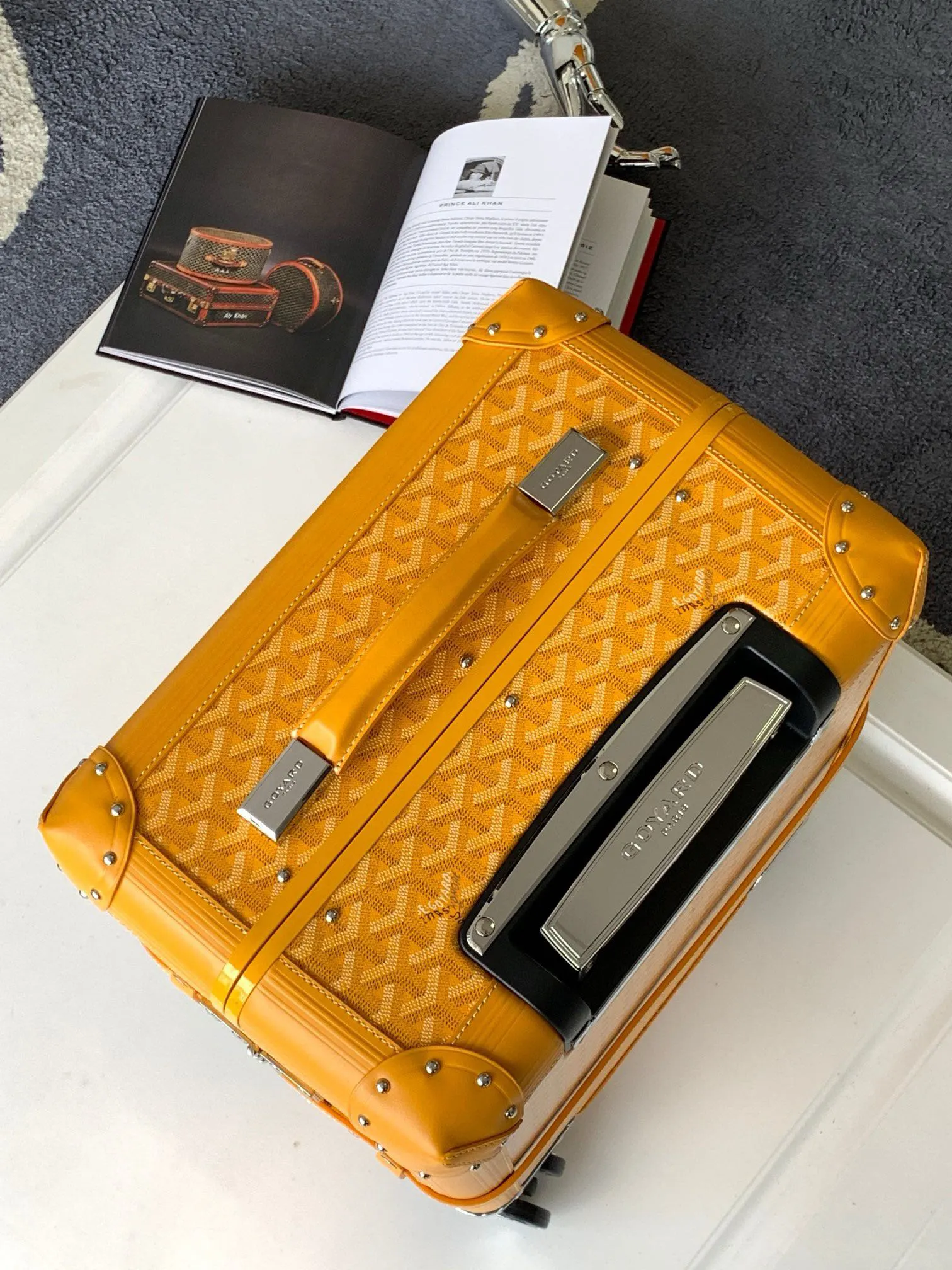 Goyard 黑色 白色 行李箱 旅行拉杆款 轻便出行款