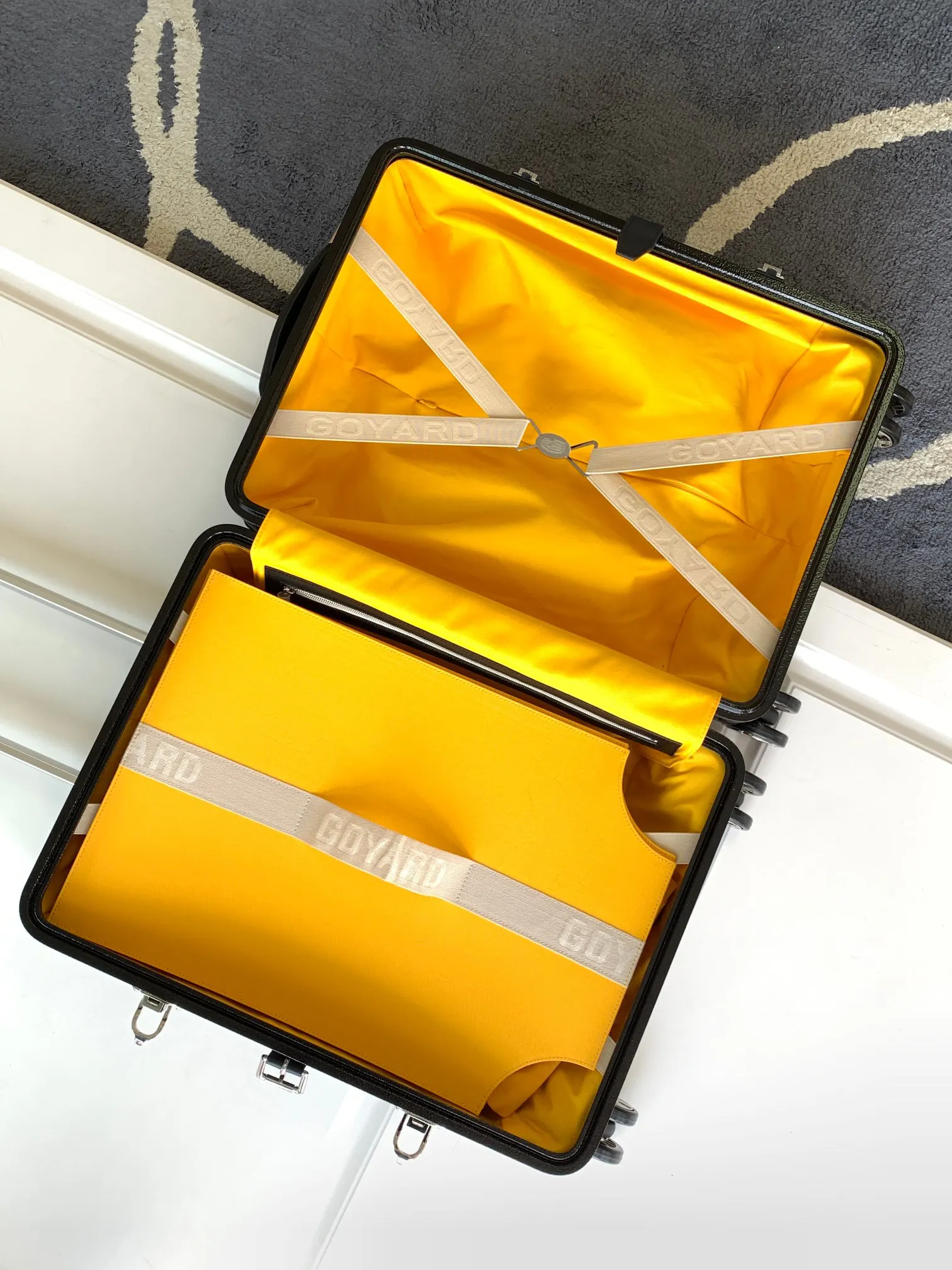 Goyard 戈雅 寸登机箱 全手工精心打造 行李箱 旅行拉杆款 輕便出行款