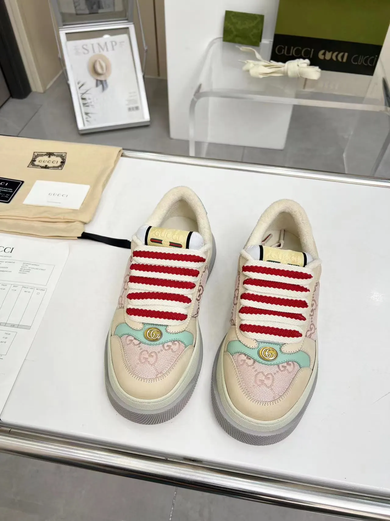 Gucci Logo休闲运动鞋 百搭款