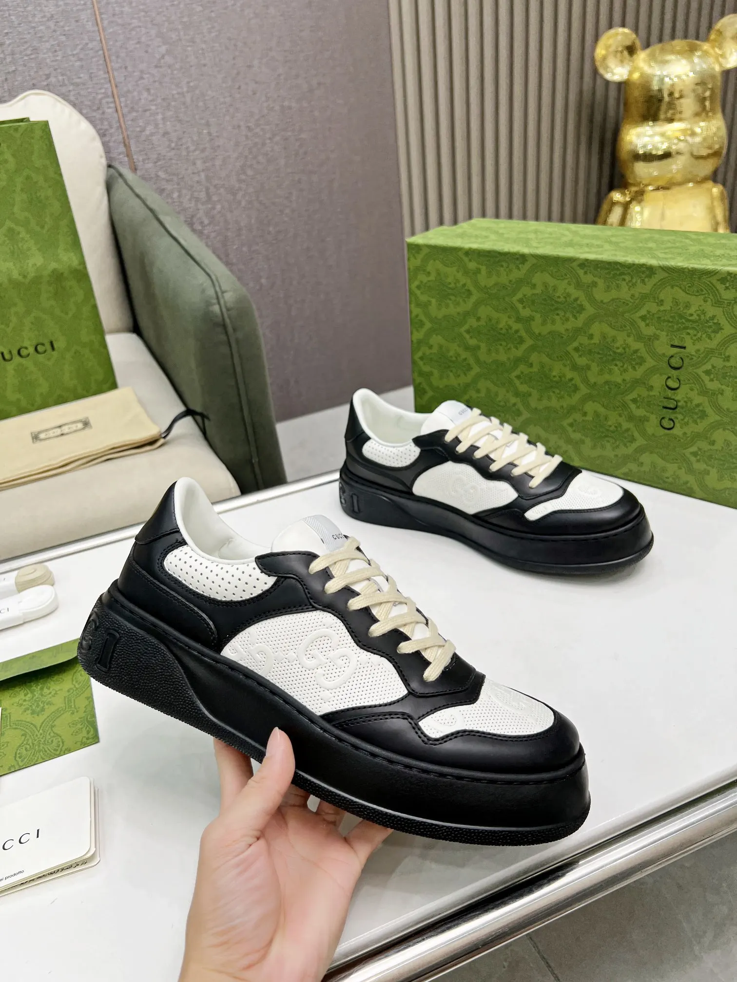 Gucci Logo休闲运动鞋