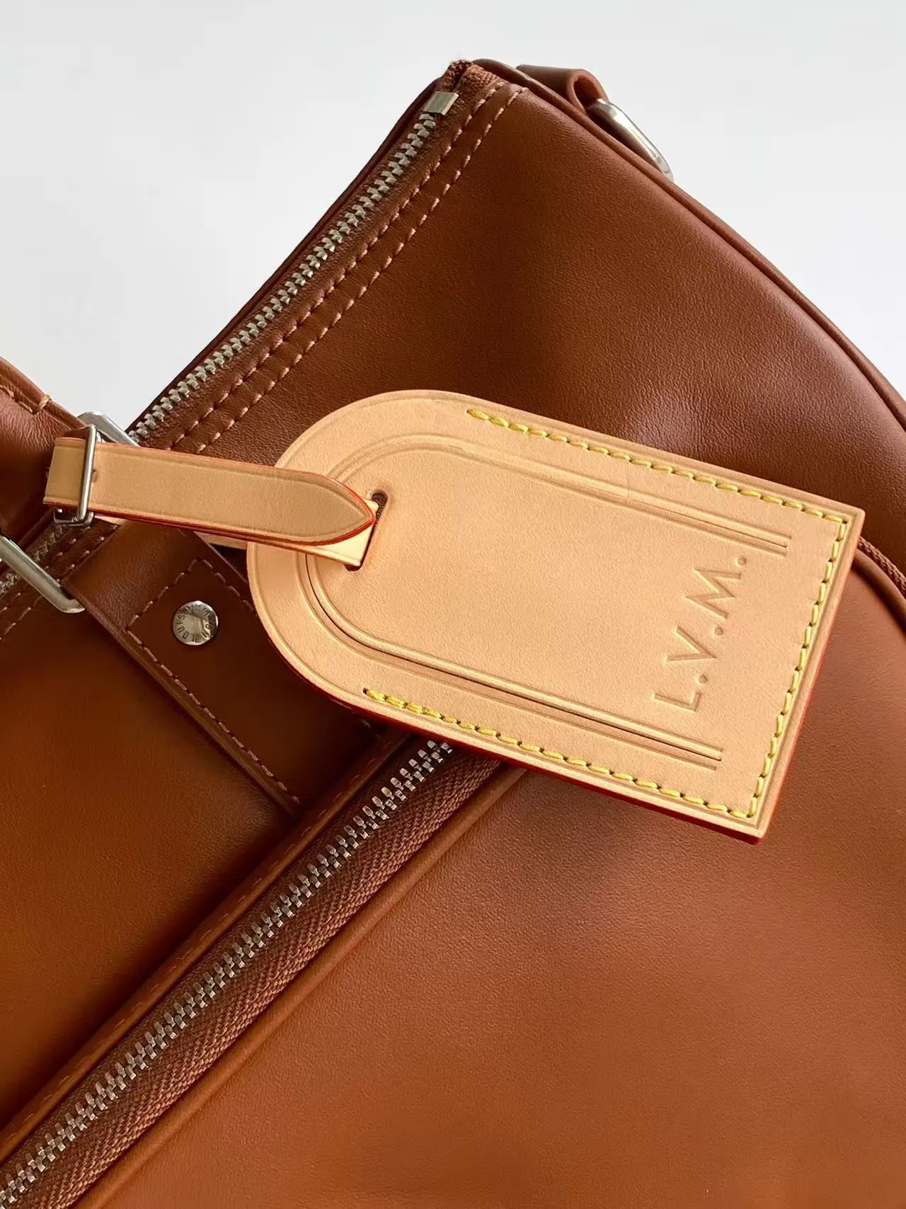Keepall 棕色 牛皮 旅行袋 大容量旅行款