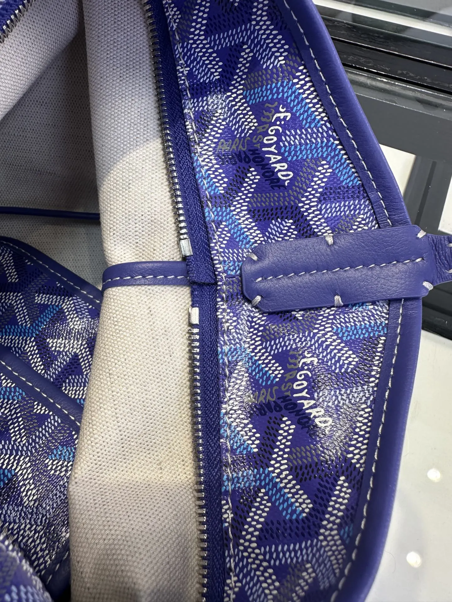Goyard Hobo 戈雅 迷你hobo 腋下包 蓝莓紫 四季炫彩 托特包 大容量托特款