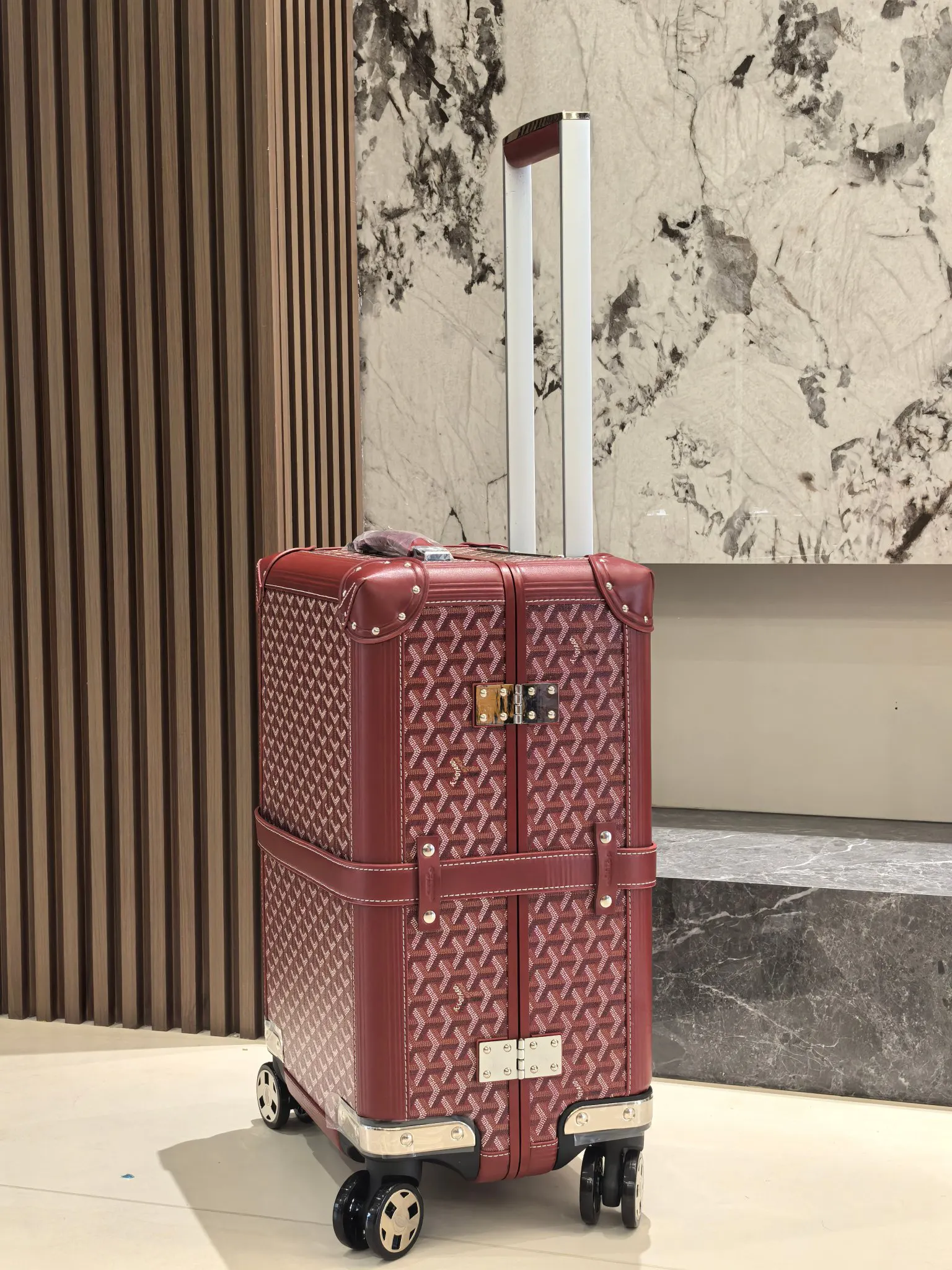 Goyard 戈雅 寸登机箱 全手工精心打造 行李箱 旅行拉杆款 轻便出行款