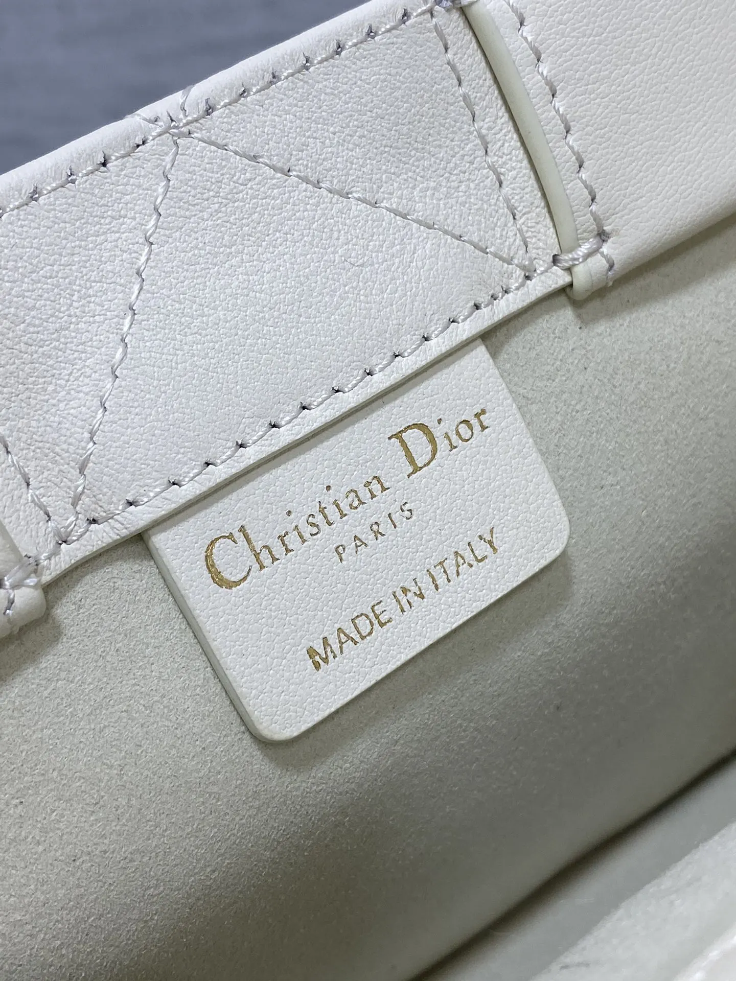 Dior Book Tote 白色 皮革 托特包
