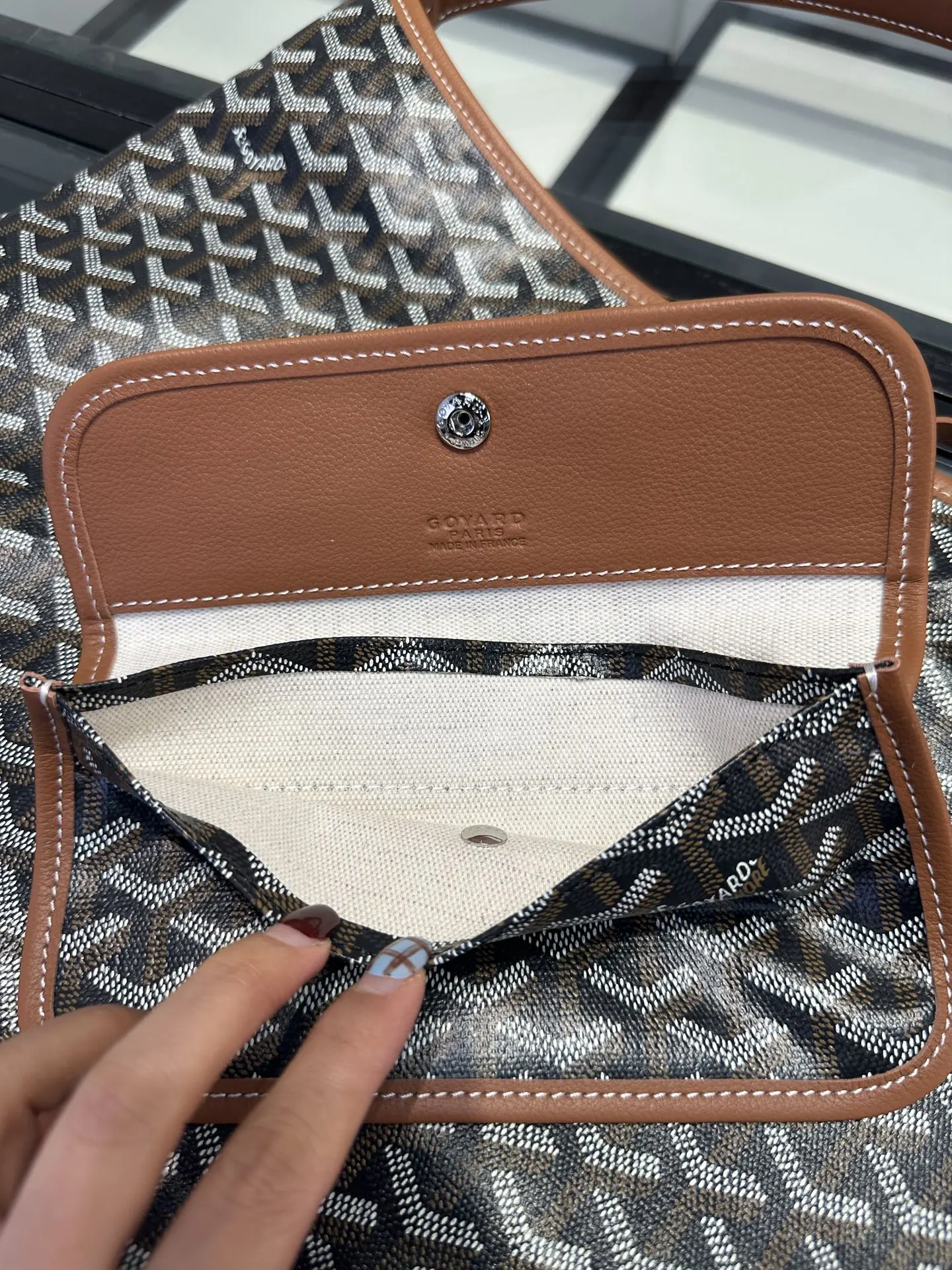 Goyard Hobo 棕色 腋下包 復古腋下背款