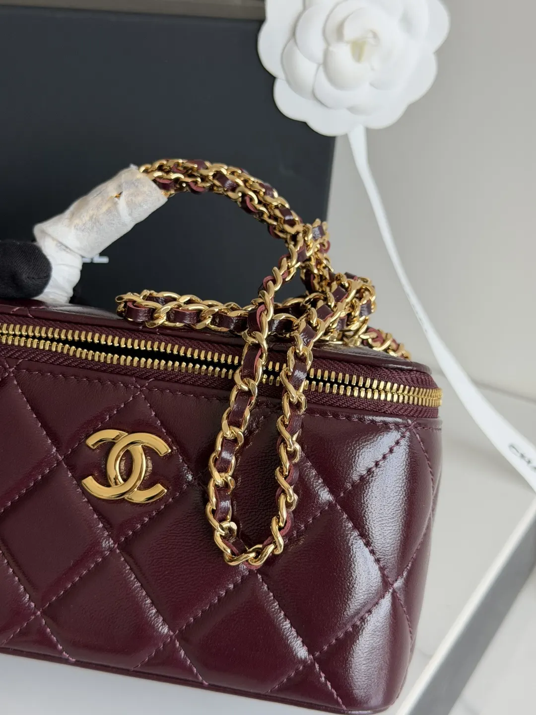 Chanel Top Handle Bag Commuter Classic