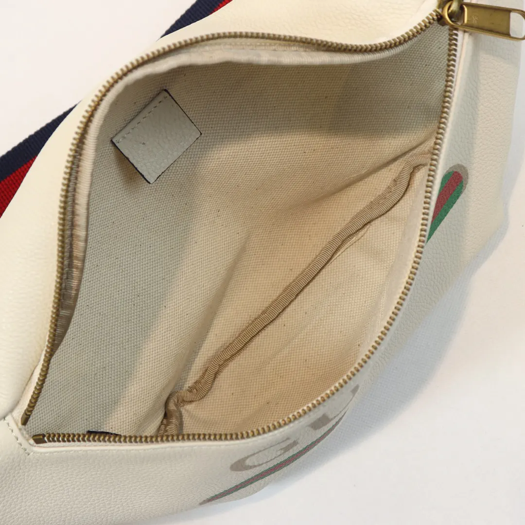 Gucci White Belt Bag Casual