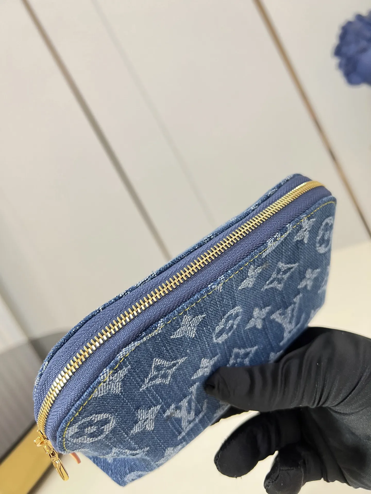LV 丹宁 Mo化妆包 便携收纳款