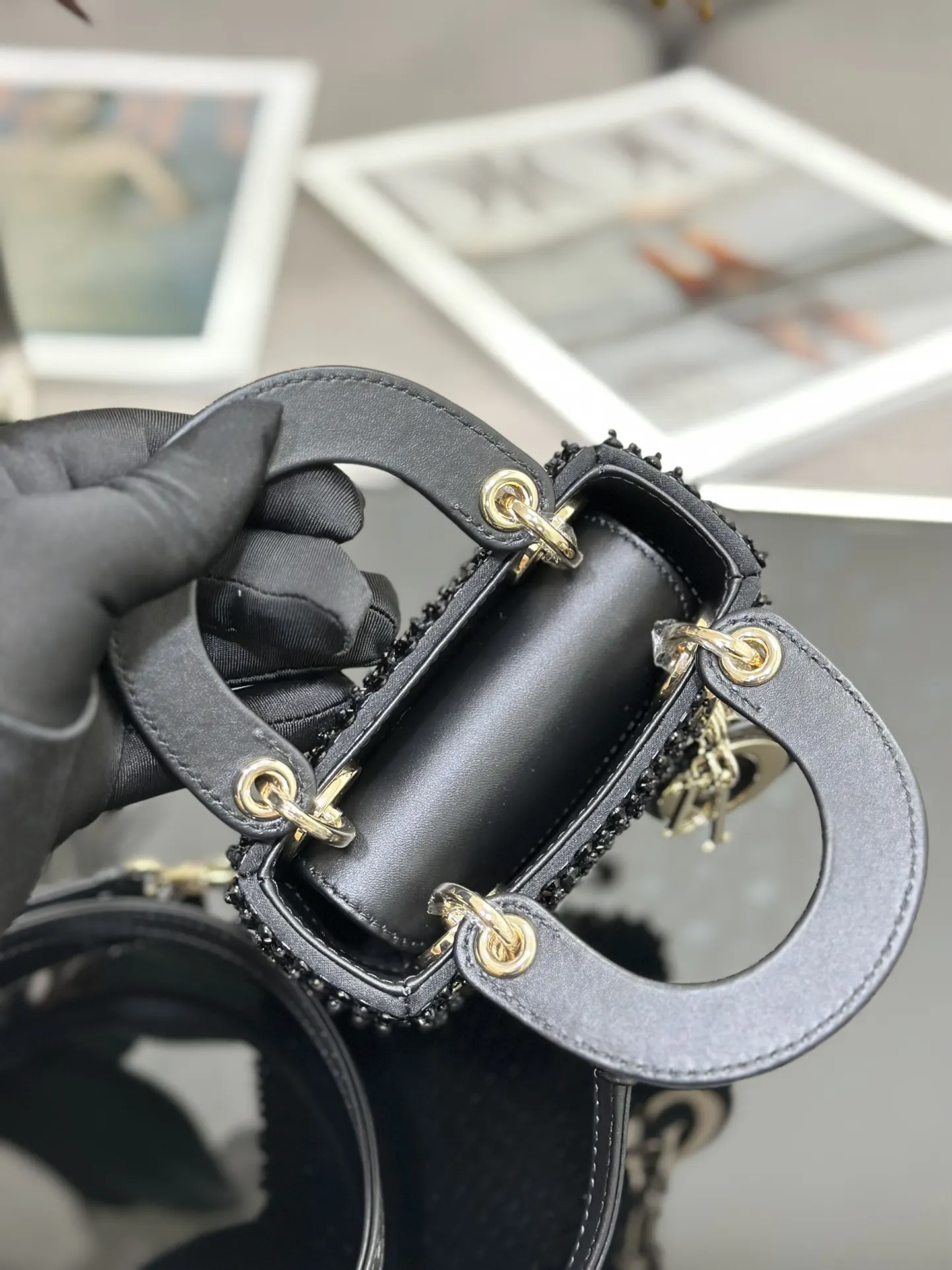 Dior Lady 金色 皮革 鏈條包 精致鏈條款
