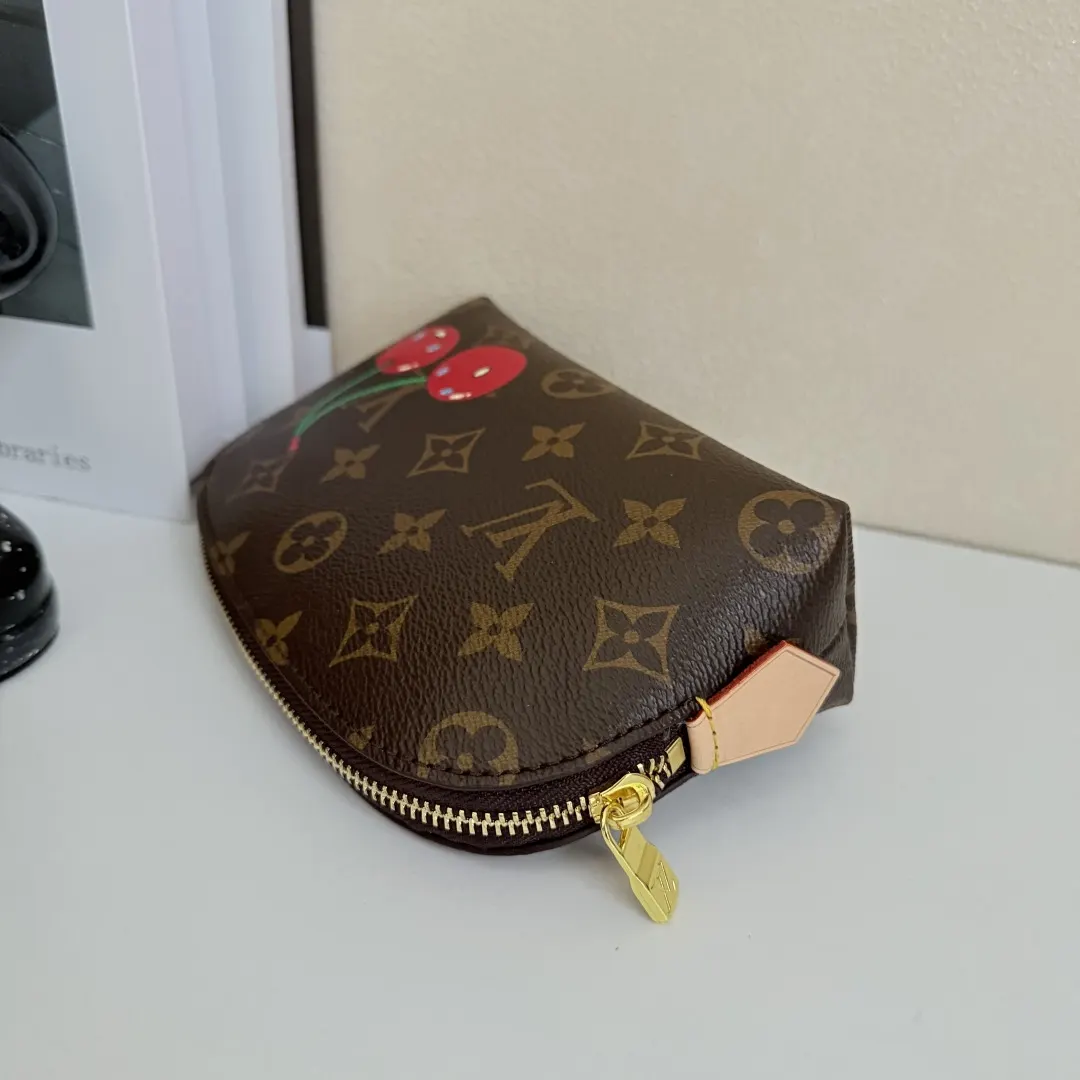 老花 帆布 化妆包 便携收纳款
