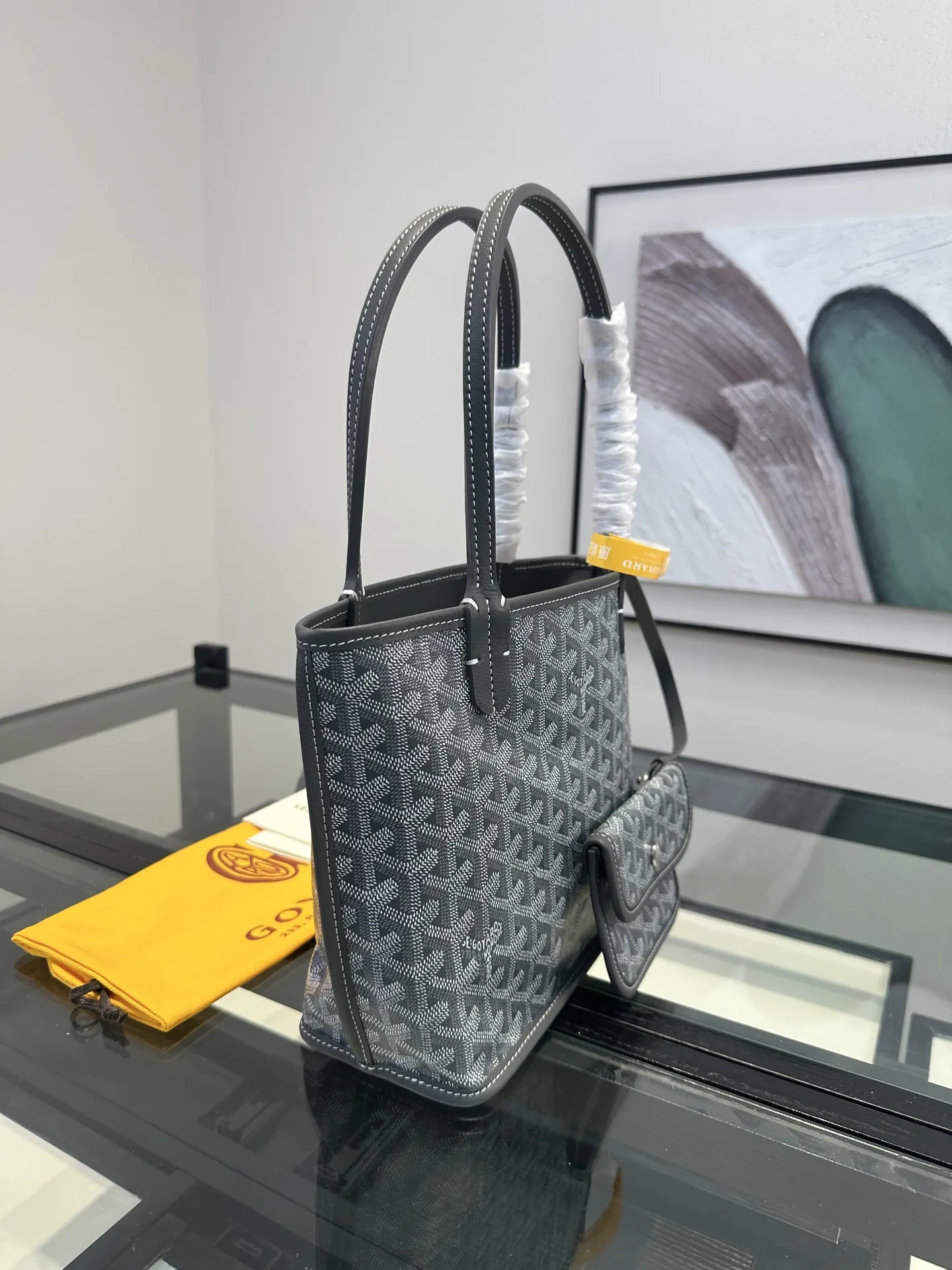 Goyard 灰色 小牛皮 托特包 大容量托特款