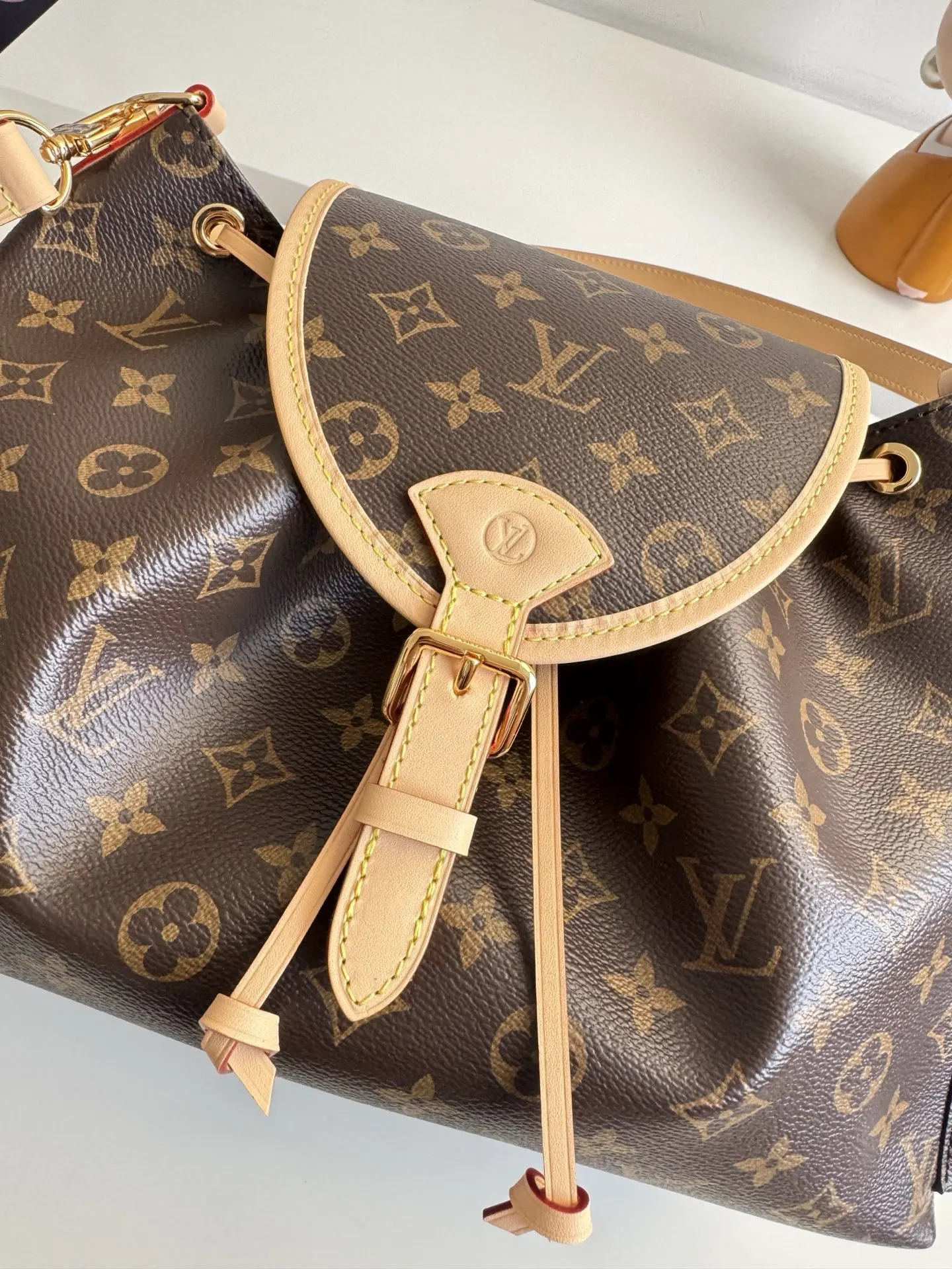 LV 帆布 双肩包 实用双肩款
