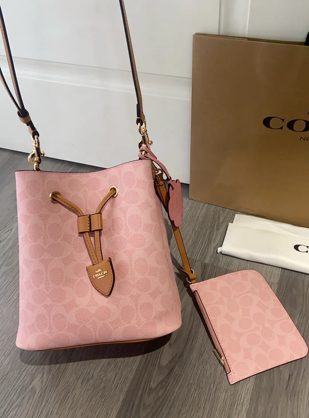 Coach 腋下包 復古腋下背款