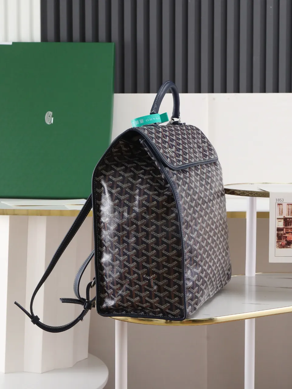 Goyard Blue Backpack