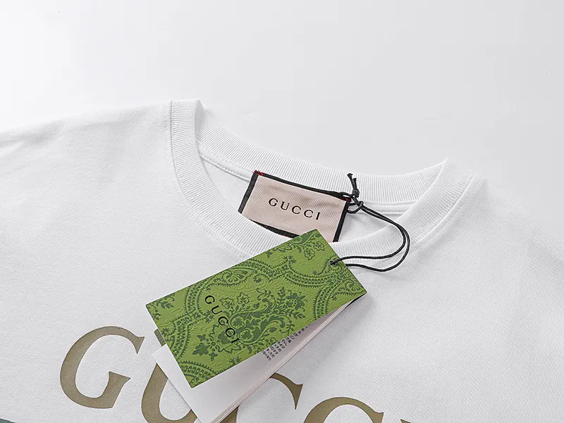 Gucci Logo T恤 白色
