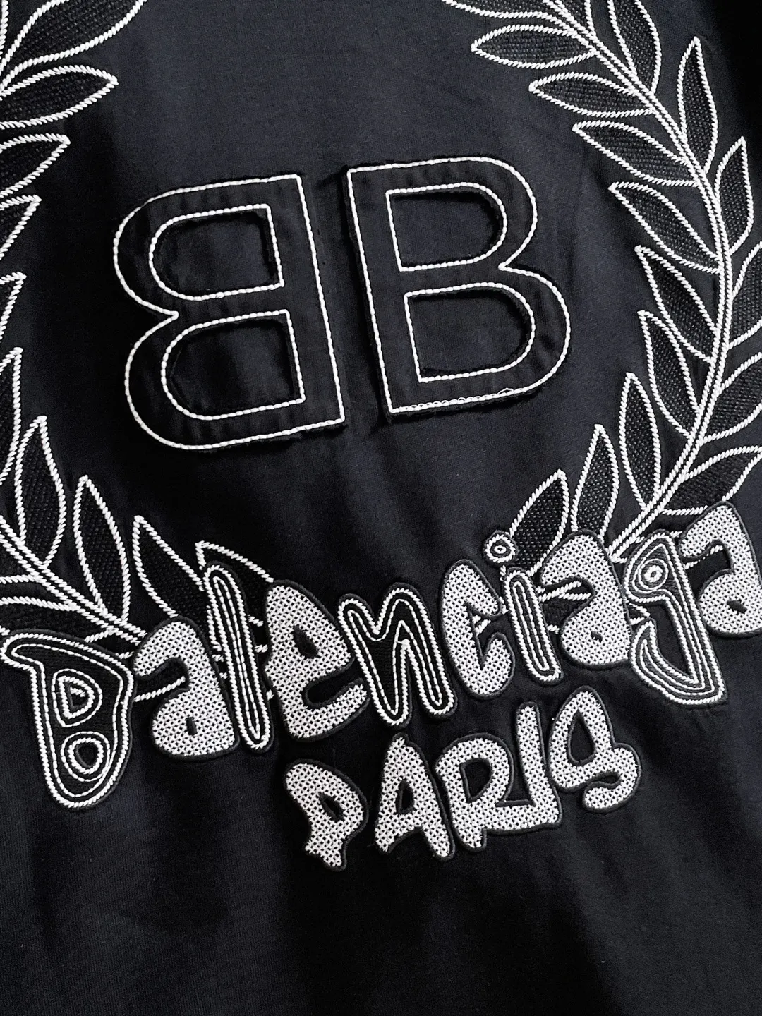 Balenciaga 黑色 純棉 Logo 短袖T恤