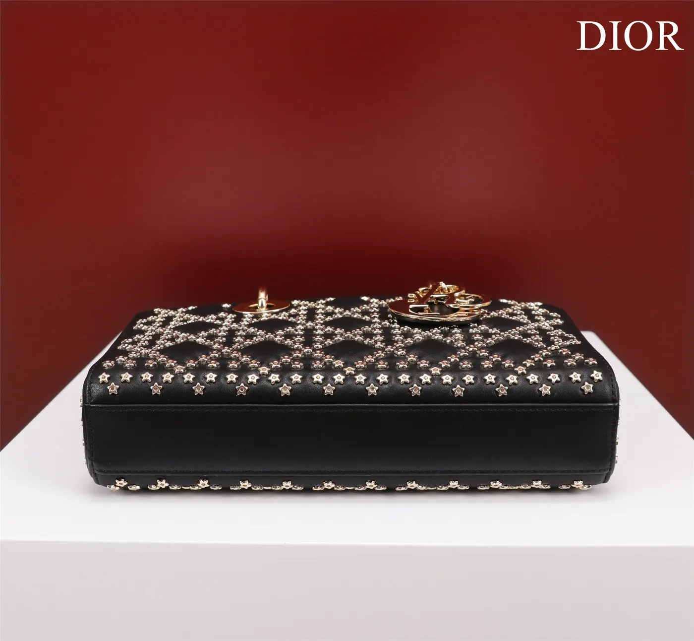 Dior 羊皮 进口 羊皮 纯手工戴妃包横版 手提包 通勤手提款