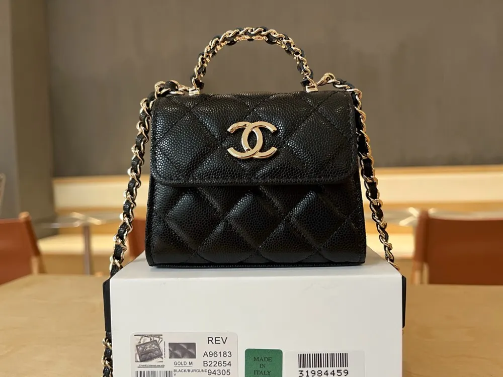 Chanel A96183 牛皮 链条包