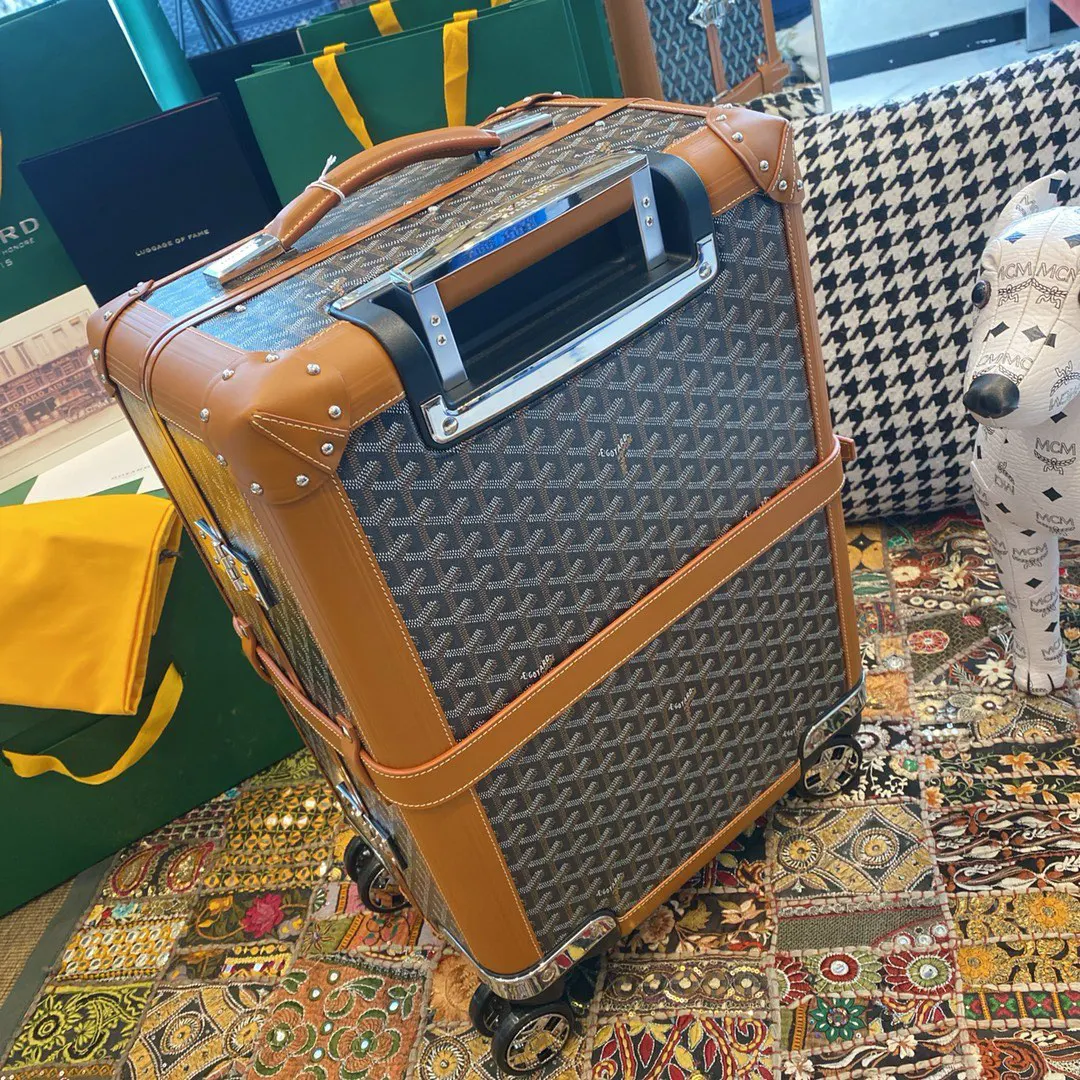 Goyard 黑色 白色 行李箱 旅行拉杆款 轻便出行款