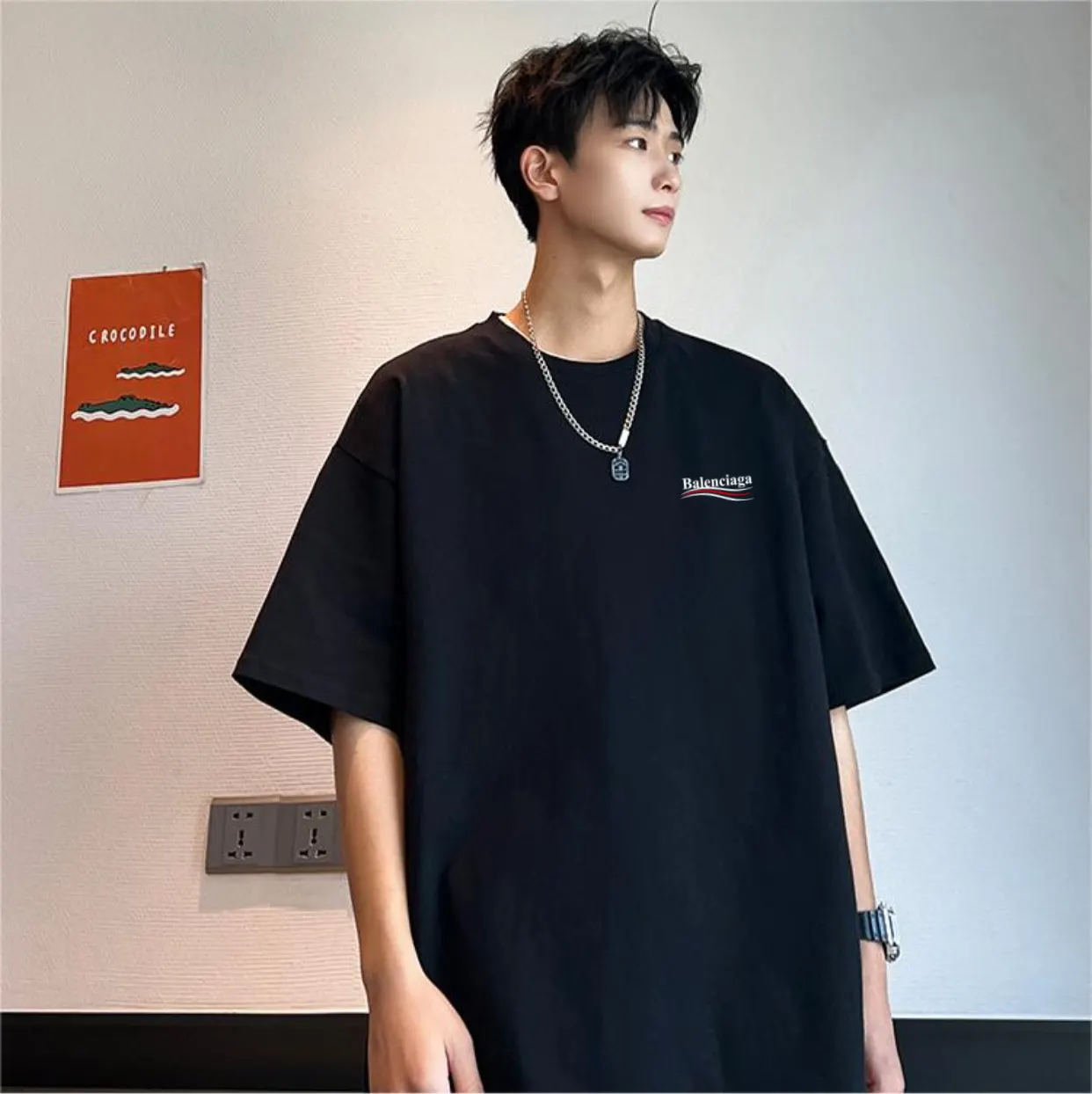 Balenciaga 3Xl Black Cotton Sneakers