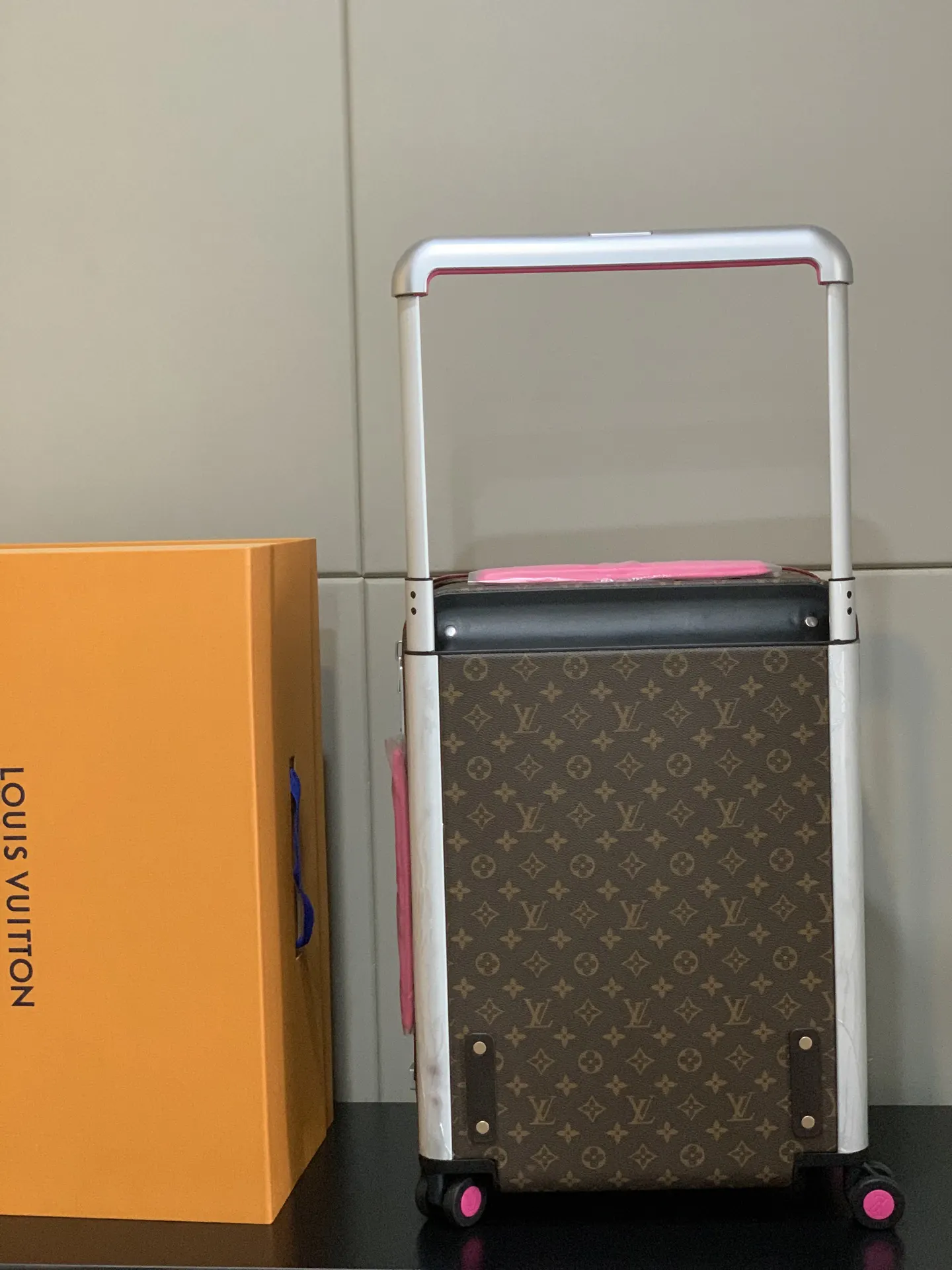 Gray Silver Suitcase Travel Lightweight