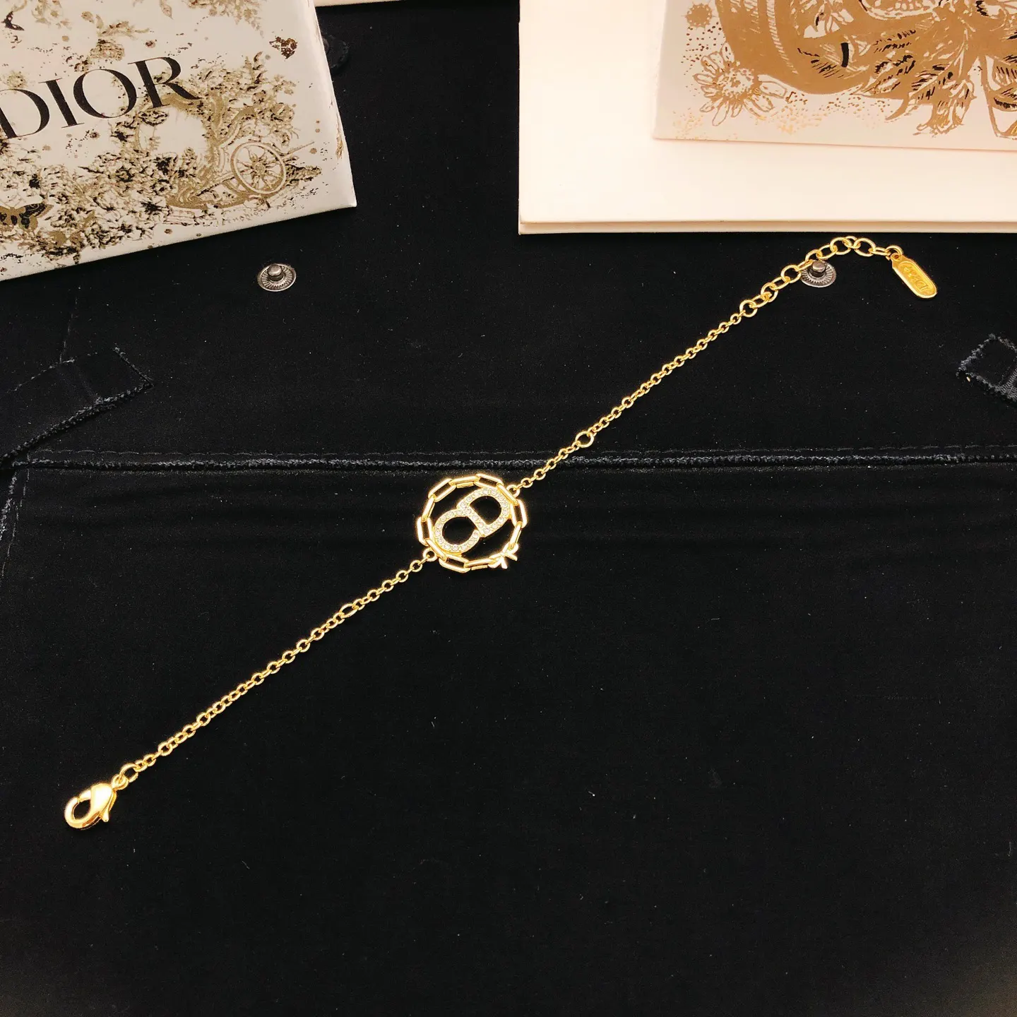 Dior 圆形 手链 日常叠戴