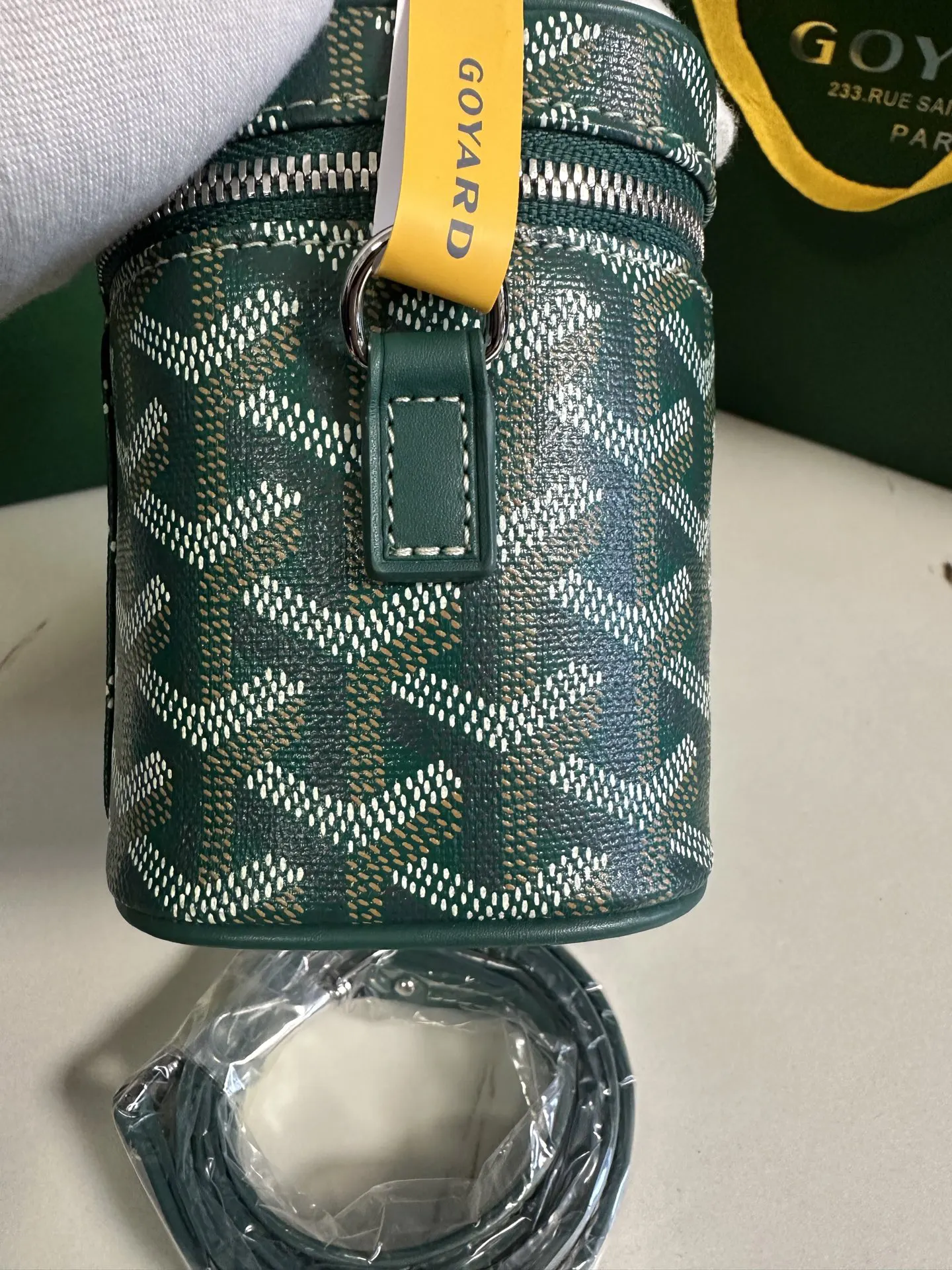Goyard 黃色 小牛皮 化妝包 便携收納款