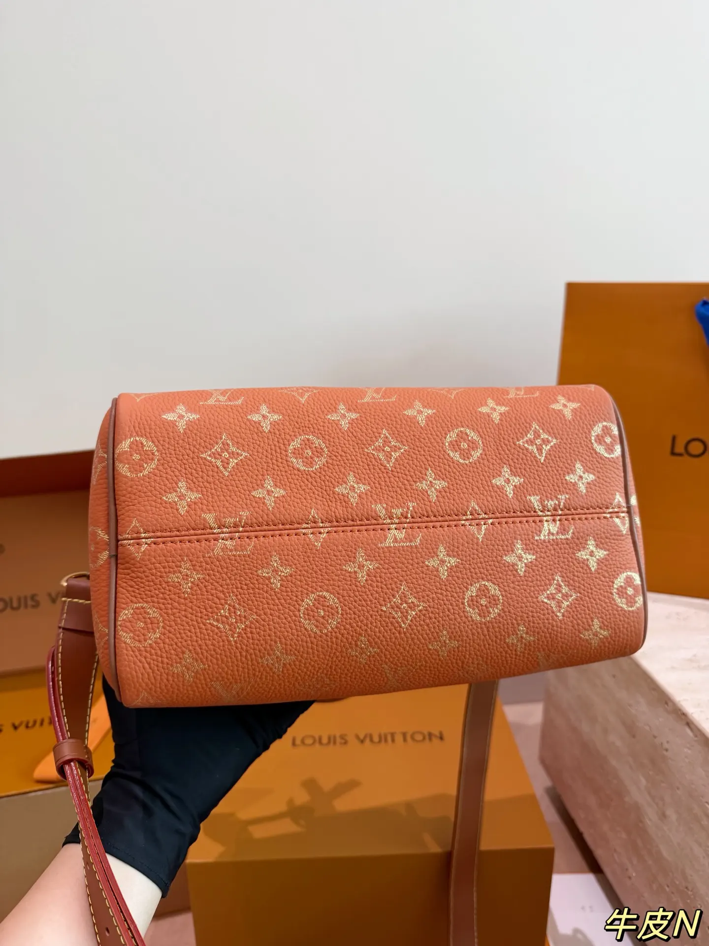 LV Speedy 焦糖色 老花 牛皮 鏈條包 精致鏈條款