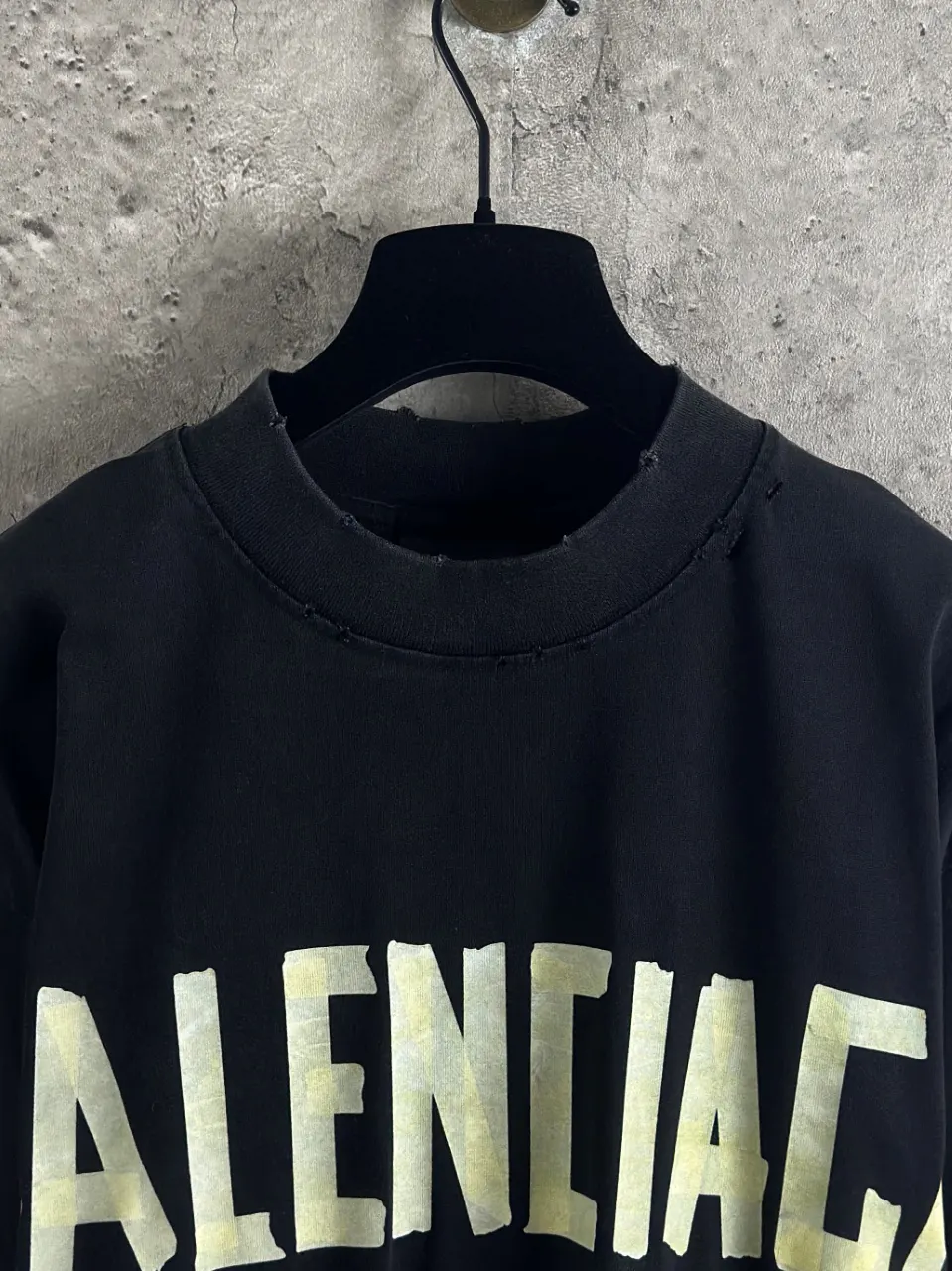 Balenciaga 水洗黑 水洗 短袖T恤