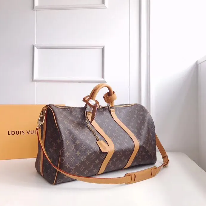 LV 老花Keepall旅行袋 棕色手提款｜ORBUYBAG 岚奢包高端时尚精品